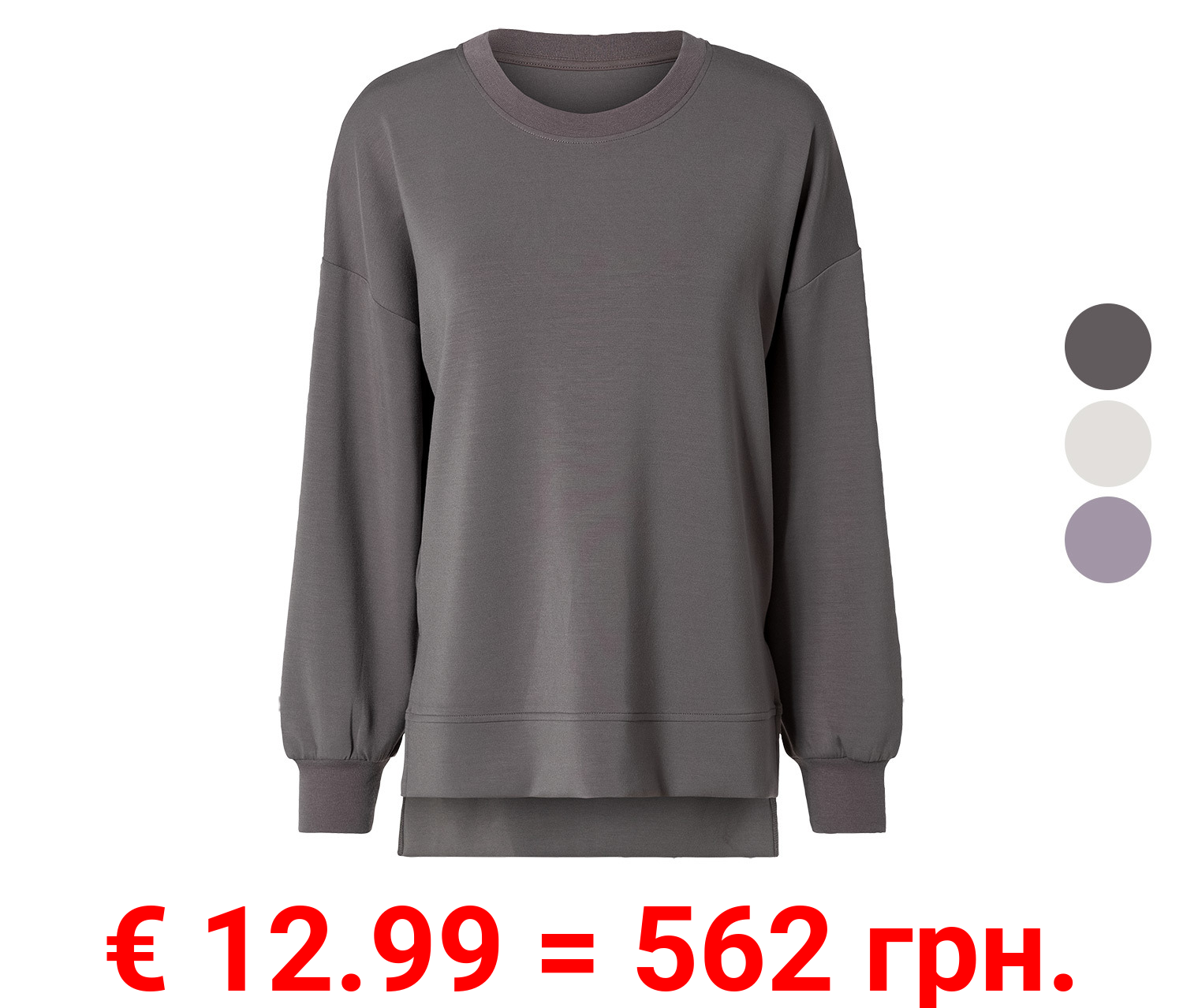 esmara® Damen Sweatpullover mit überschnittenen Schultern
