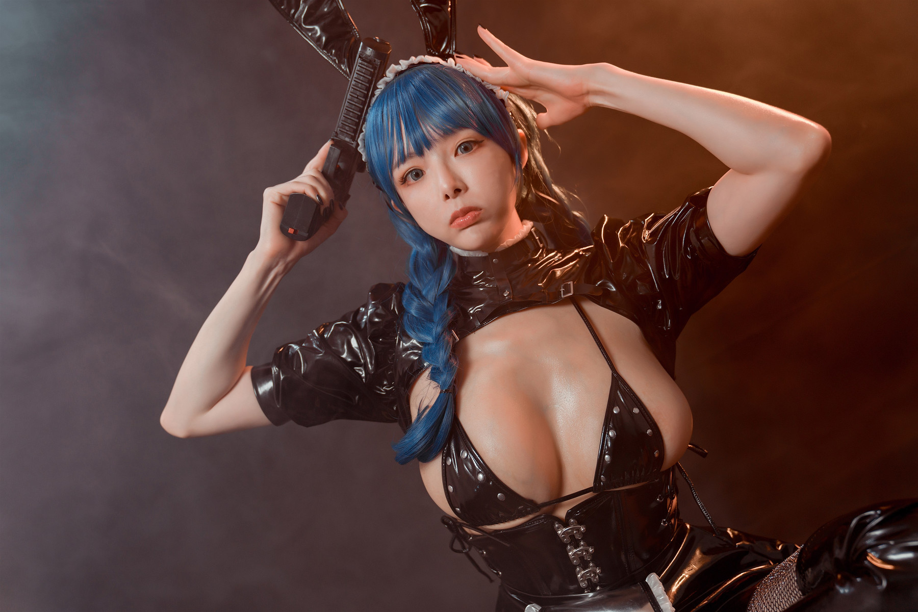 Cosplay 秋和柯基 夏小秋秋秋 武装女仆 14