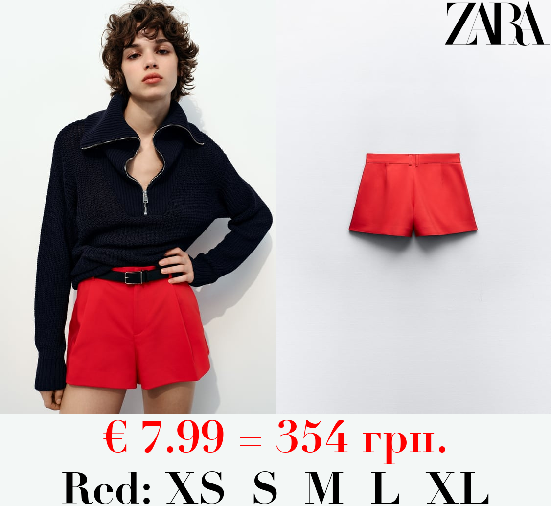 MINI SHORTS WITH PLEATS