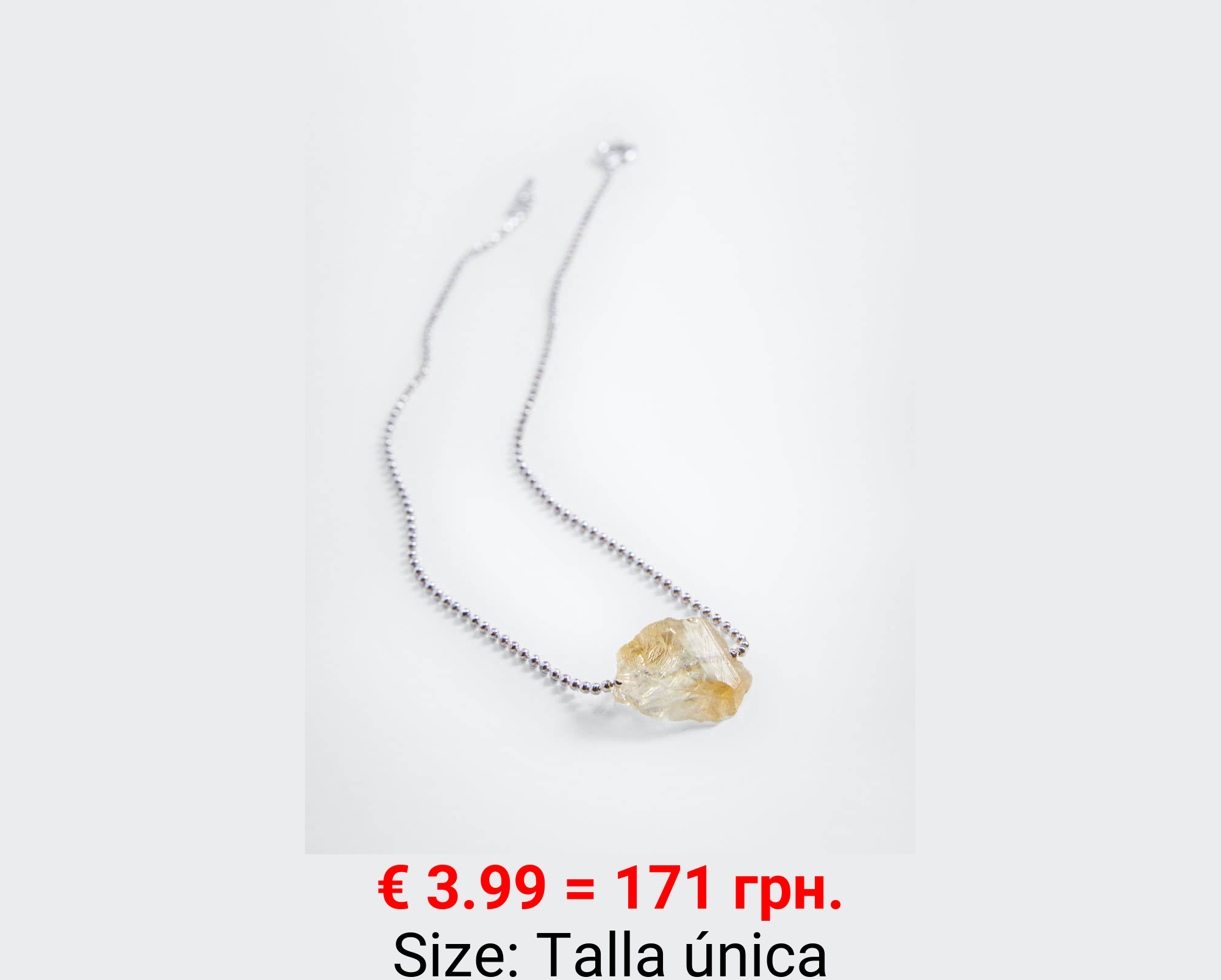 Collar colgante piedra