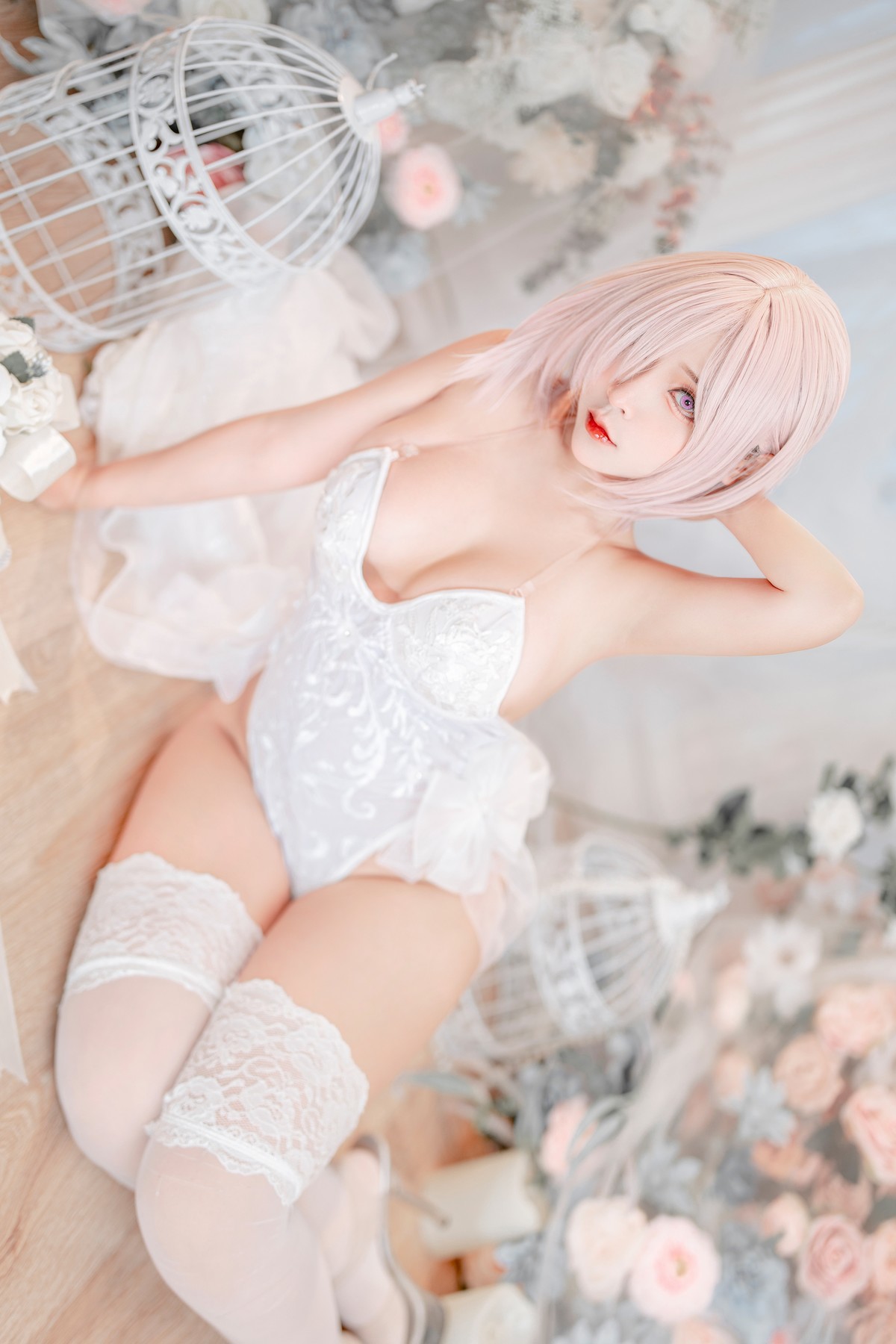 Cosplay SayoMomo小桃 Mashu Kyrielight 2