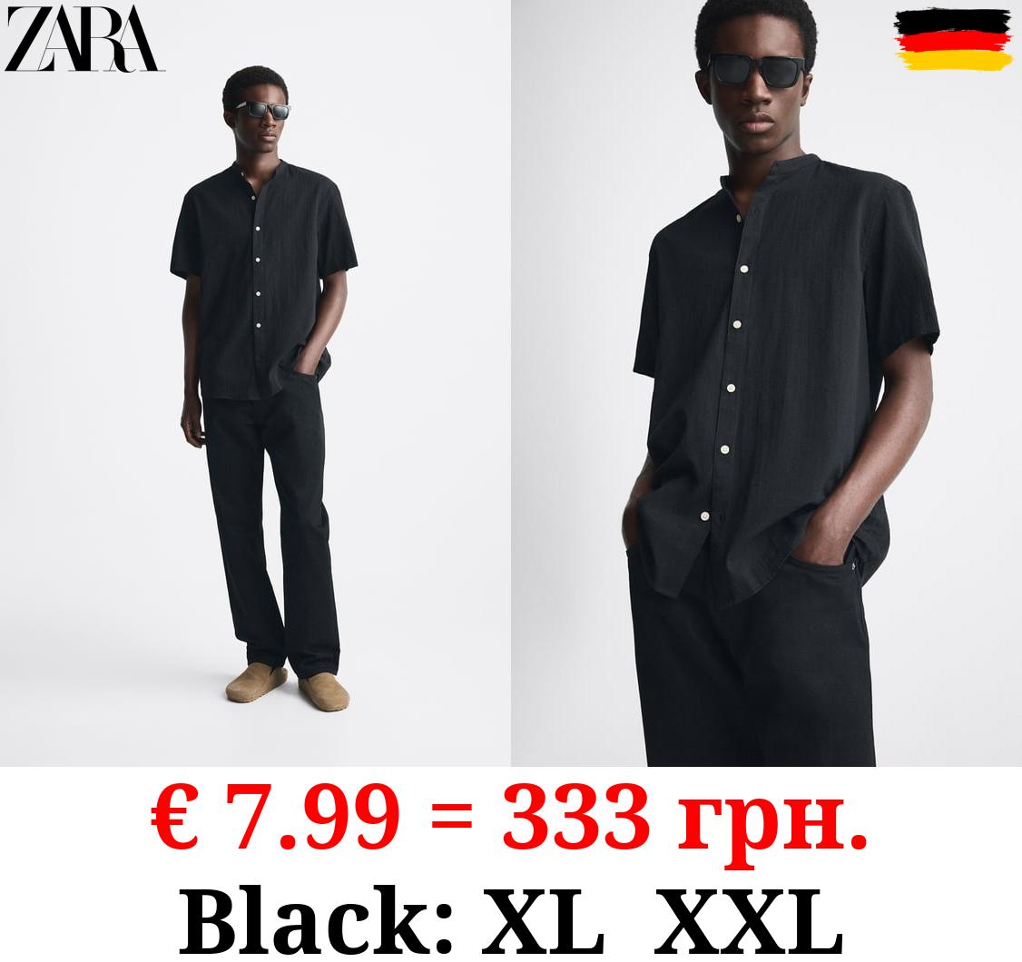 CREASED-EFFECT SHIRT