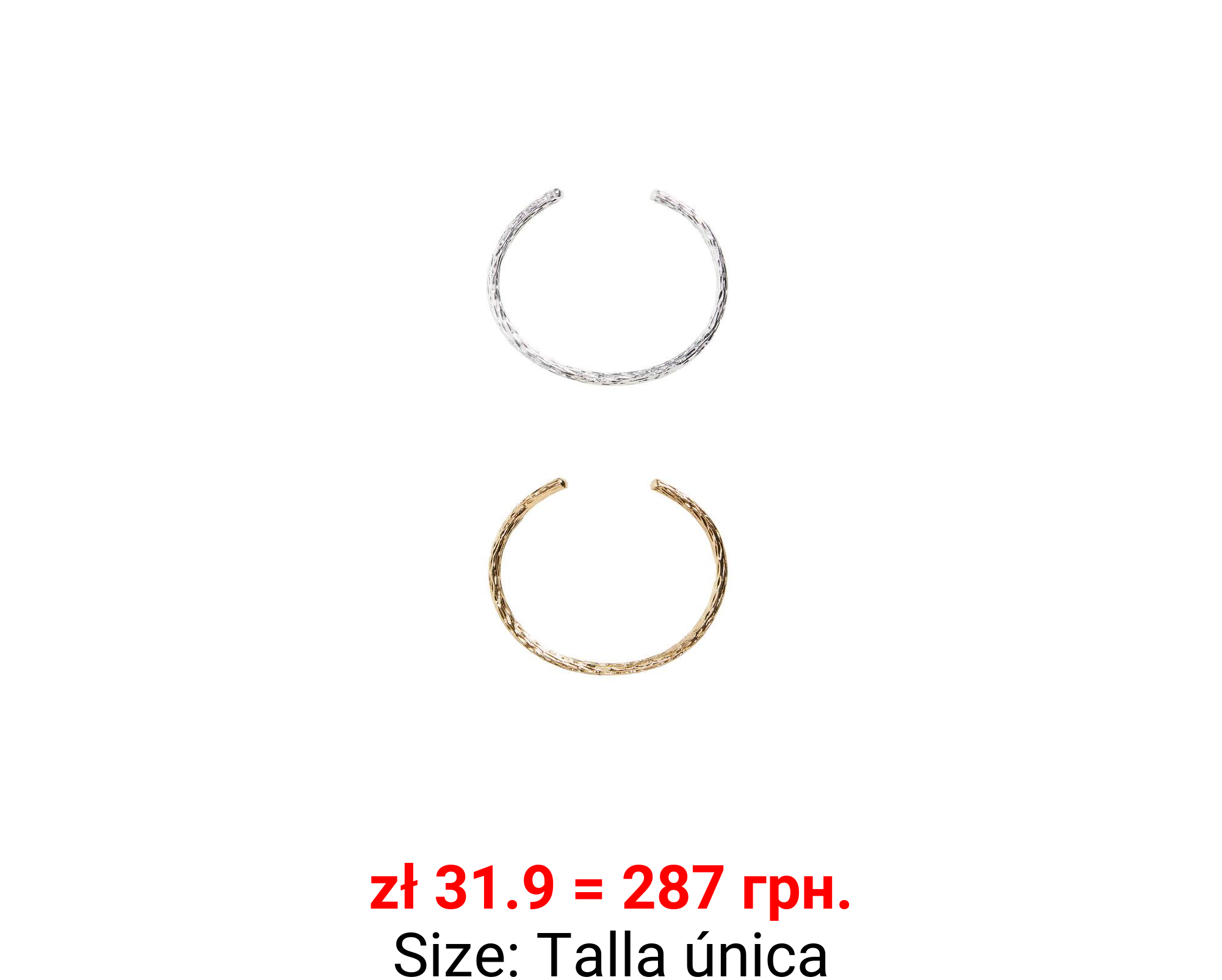 Pack 2 pulseras rígidas