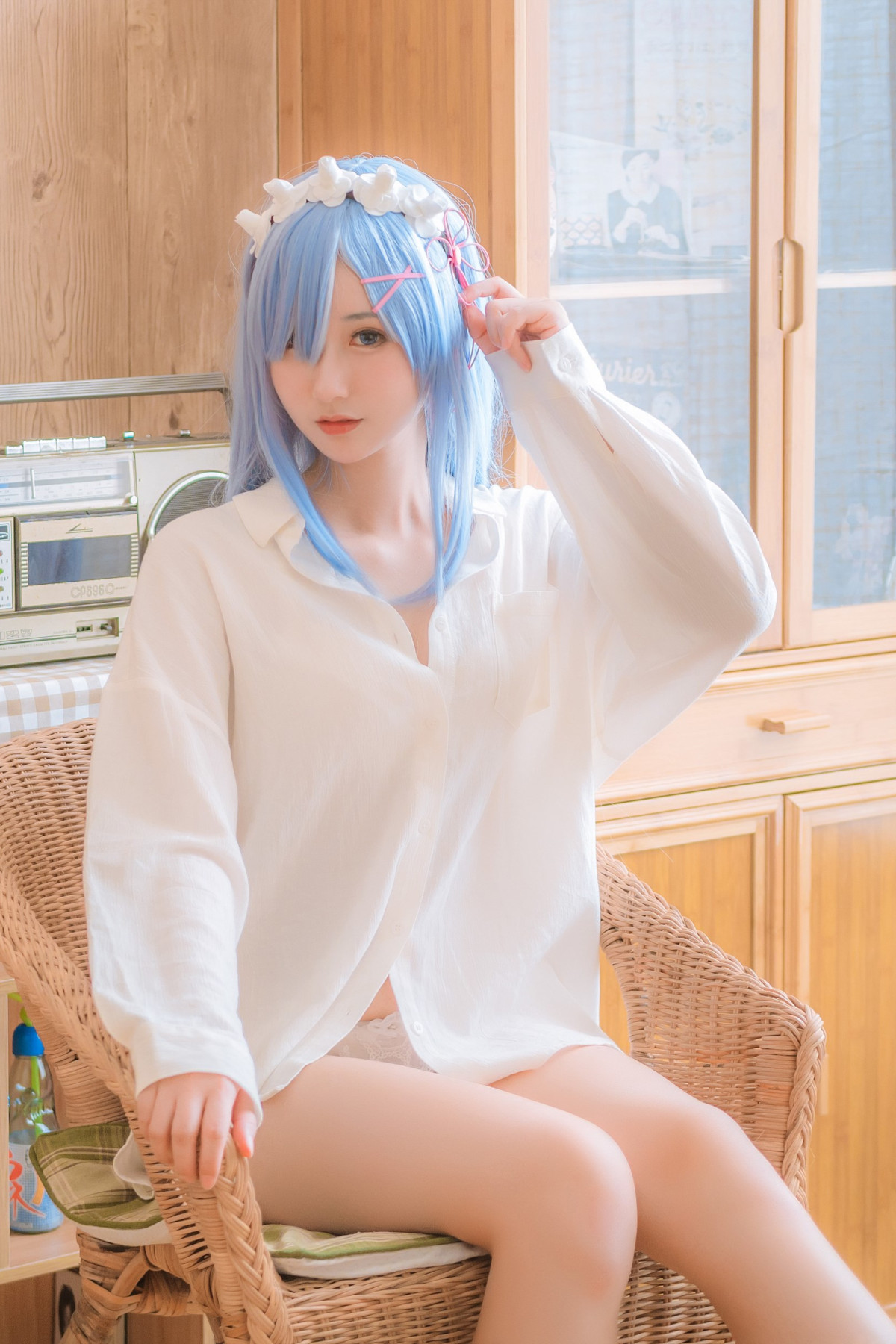 Cosplay 羽生三未图集 蕾姆 40