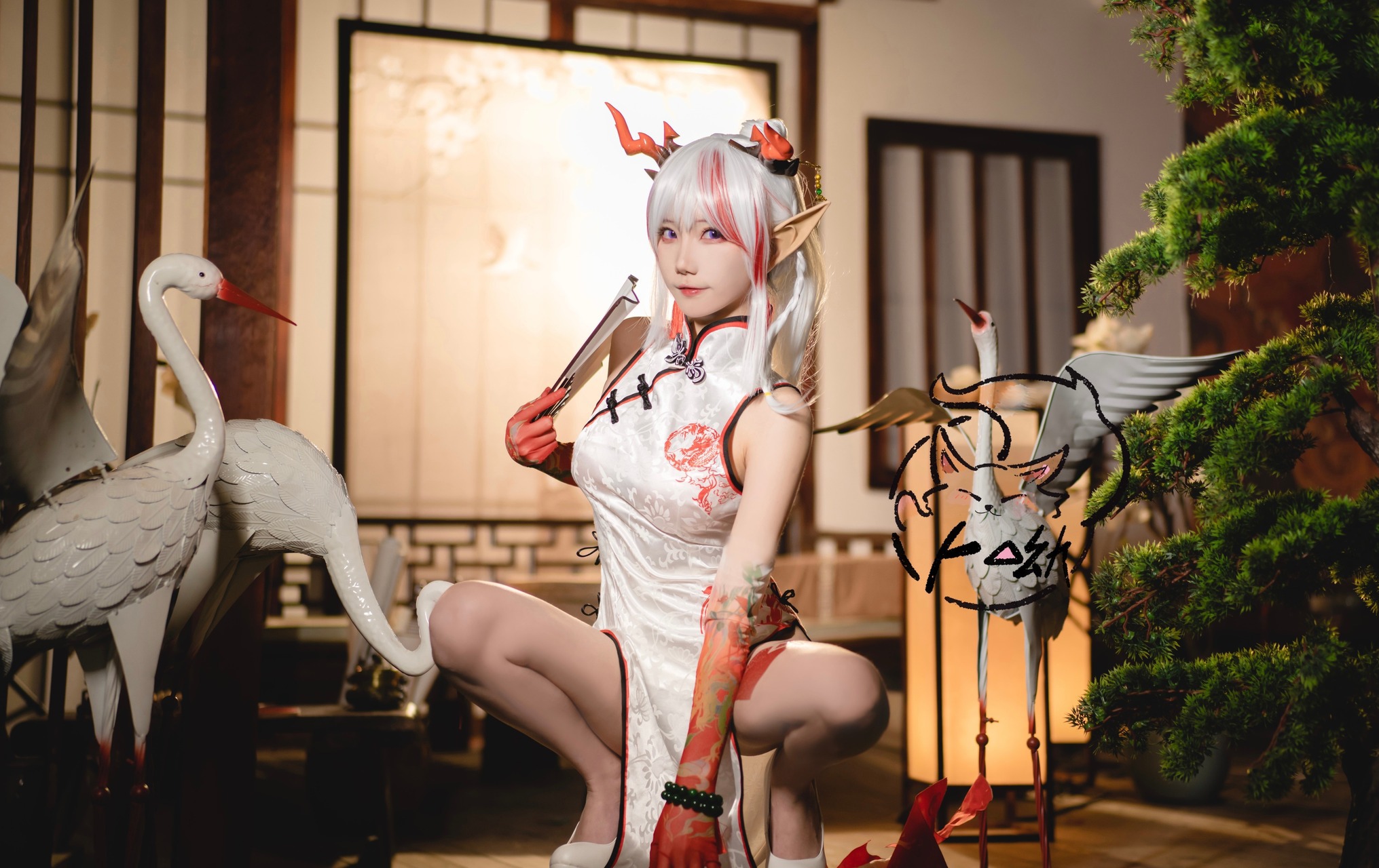 [卜呦] 年旗袍·乐逍遥 Arknights Qi Pao 12