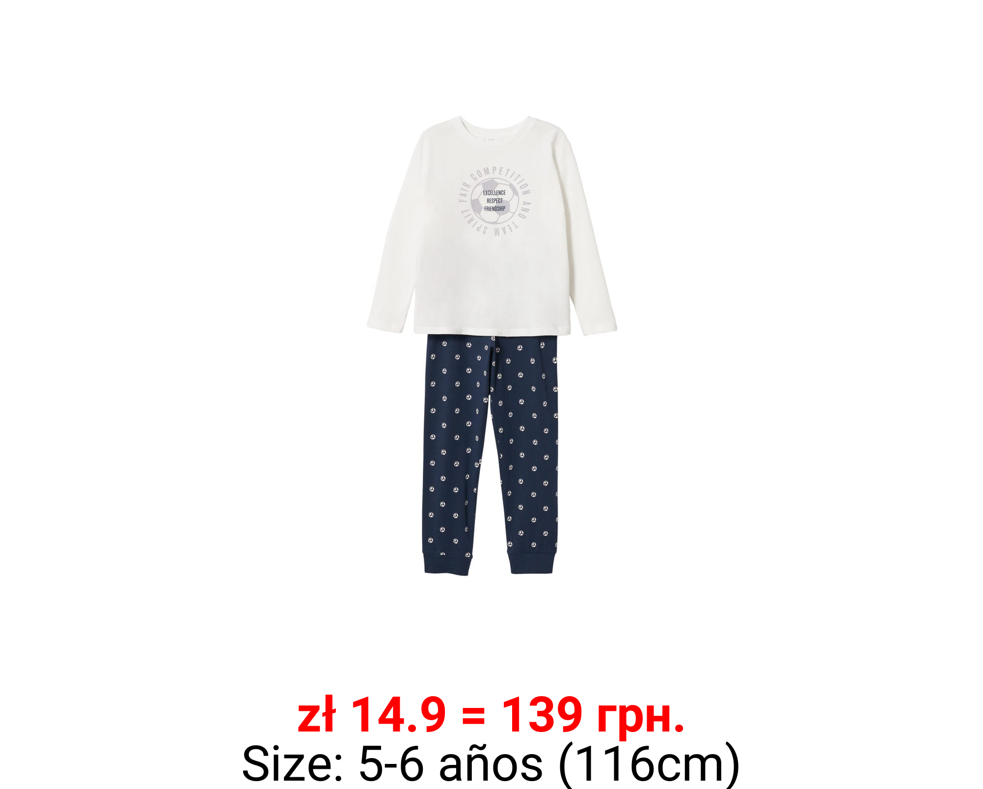 Pijama largo algodón