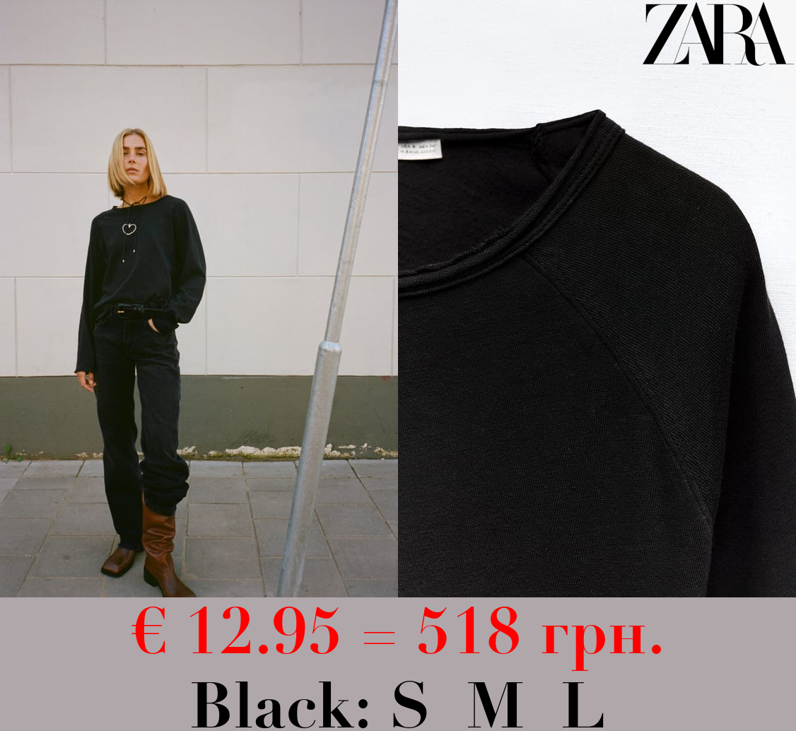 LONG SLEEVE SLUB KNIT T-SHIRT