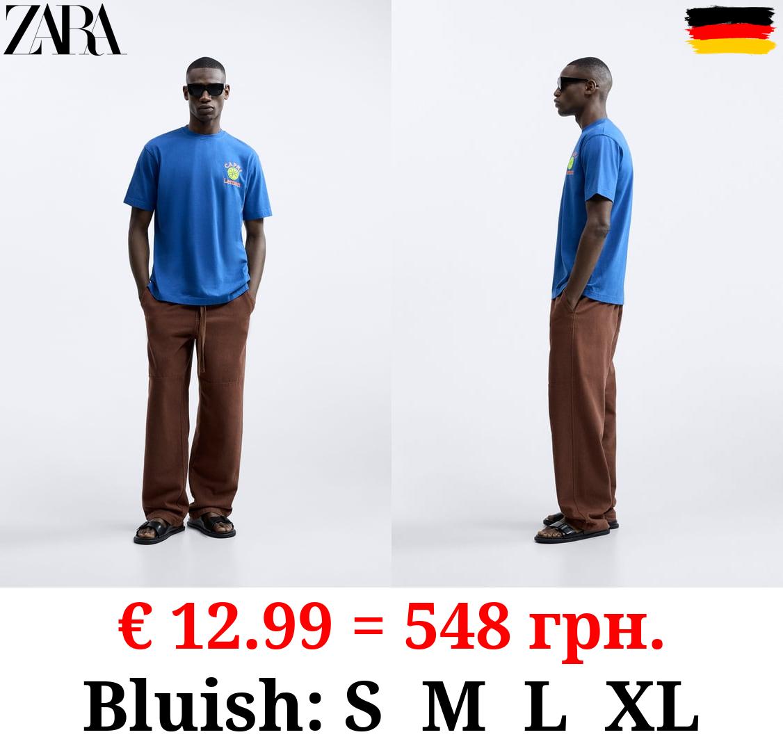 CONTRAST PRINTED T-SHIRT