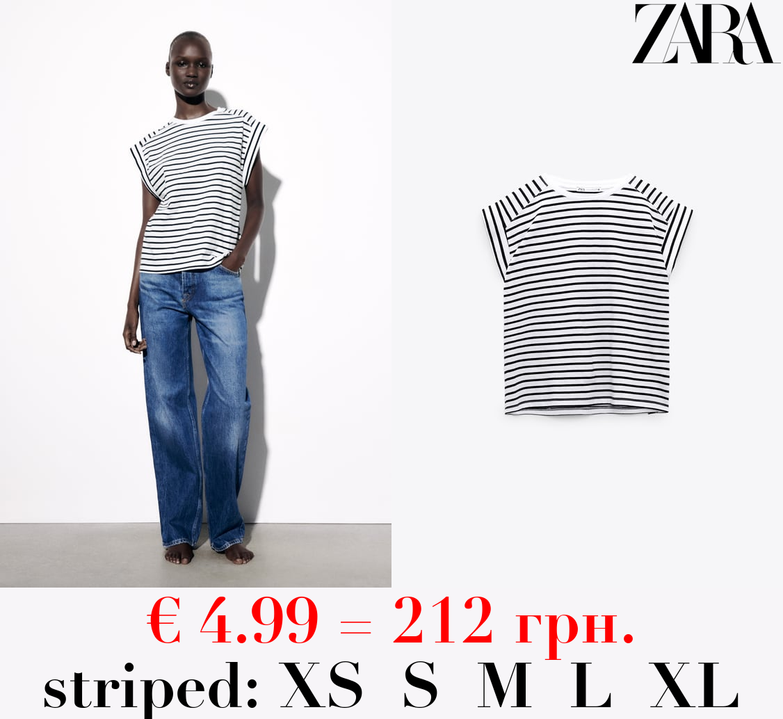 RIBBED COTTON T-SHIRT