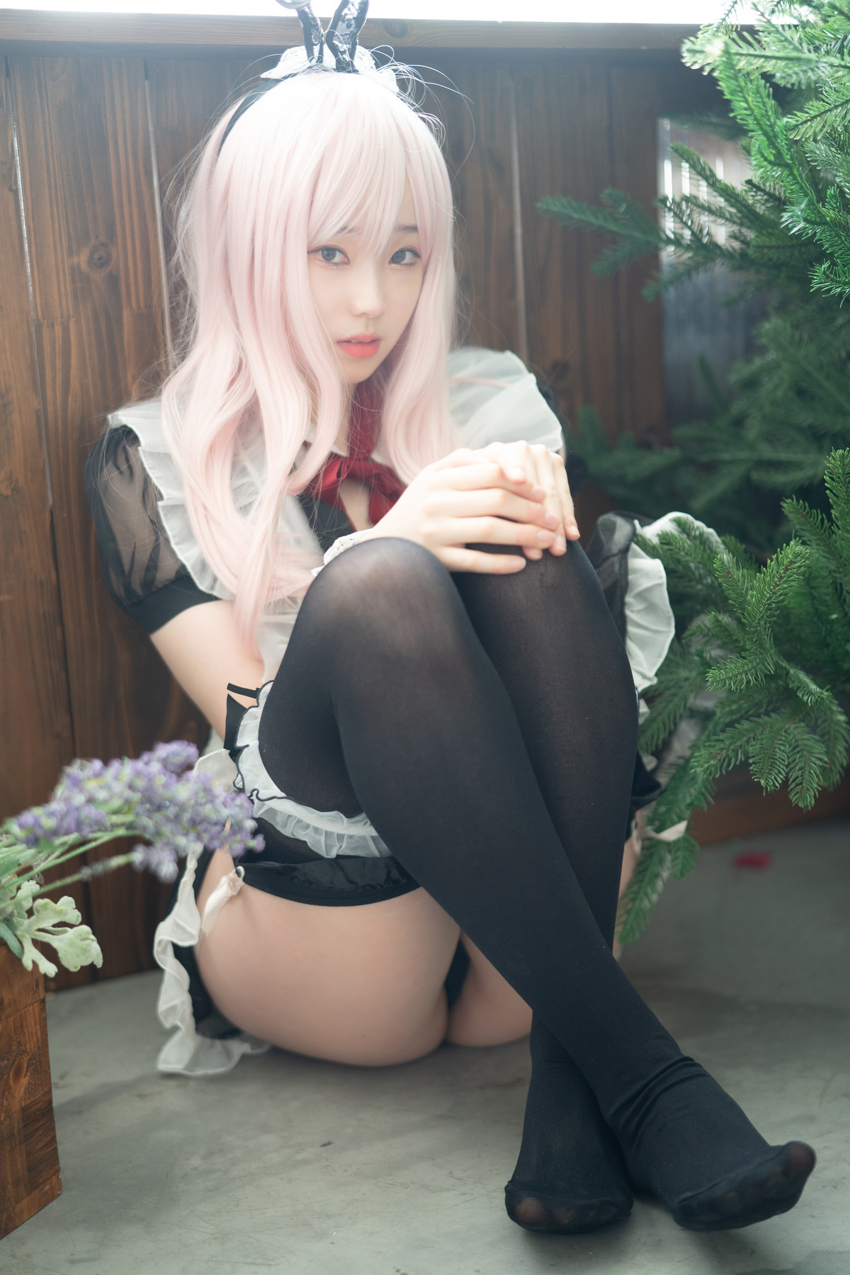 Bambi 밤비, [DJAWA] Sheer Bunny Maid 39