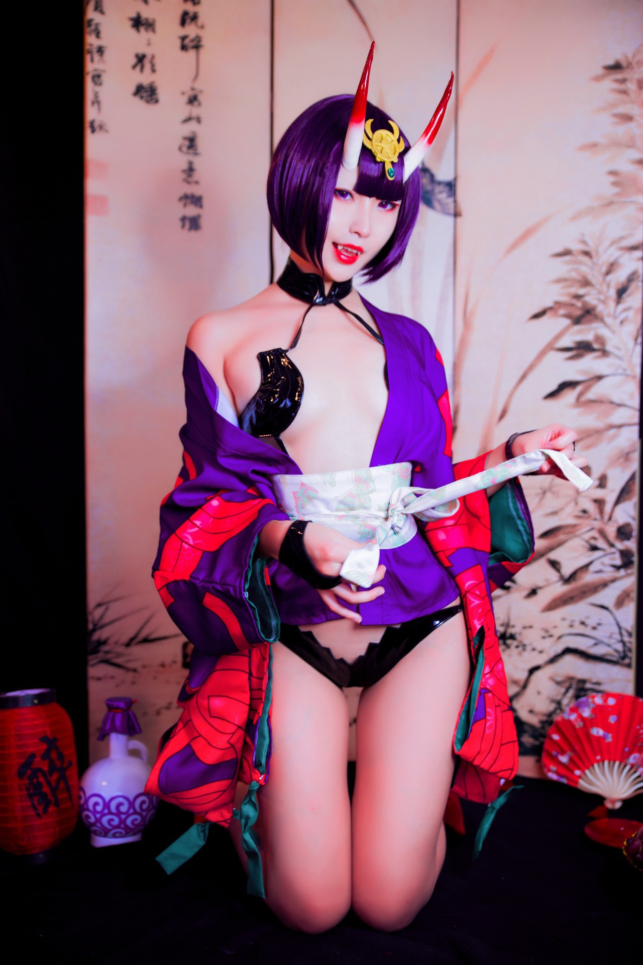 Cosplay Misswarmj 酒吞童子女仆 Shuten Douji 14