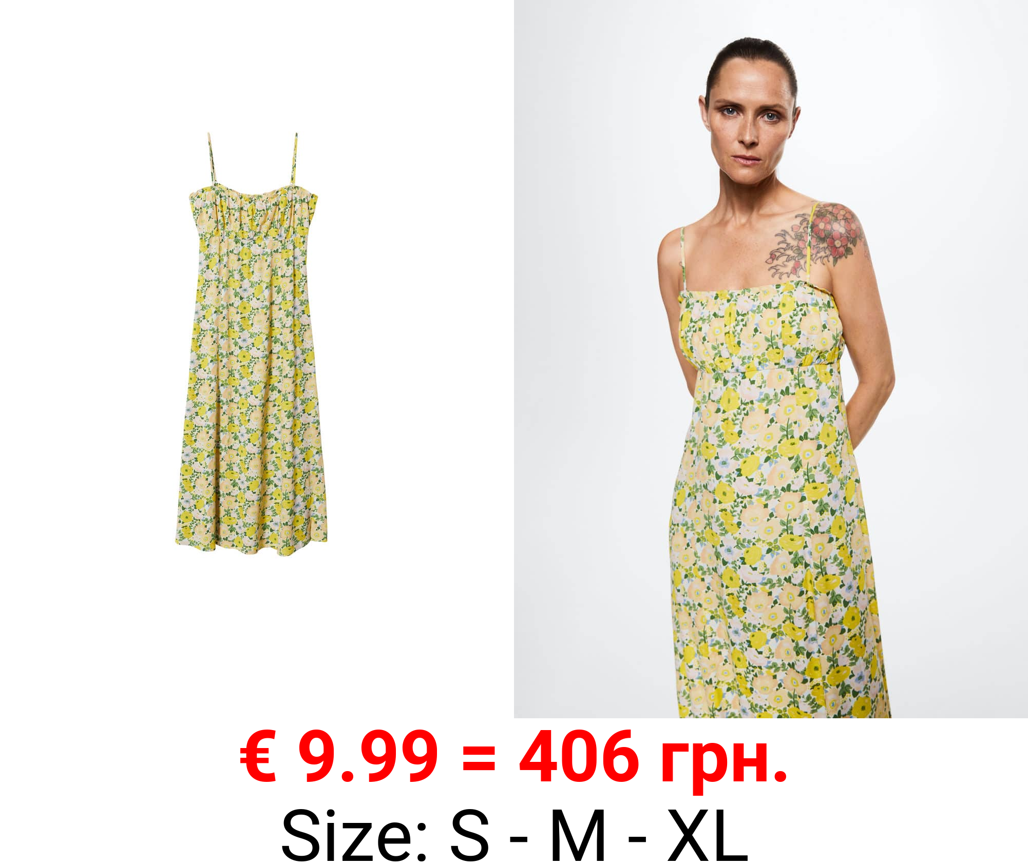 vestido fluido floral