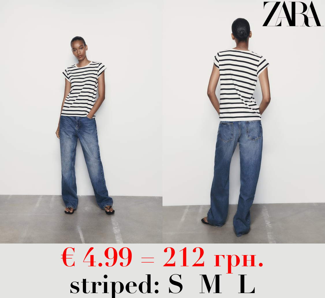 RIBBED LIGHTWEIGHT COTTON T-SHIRT