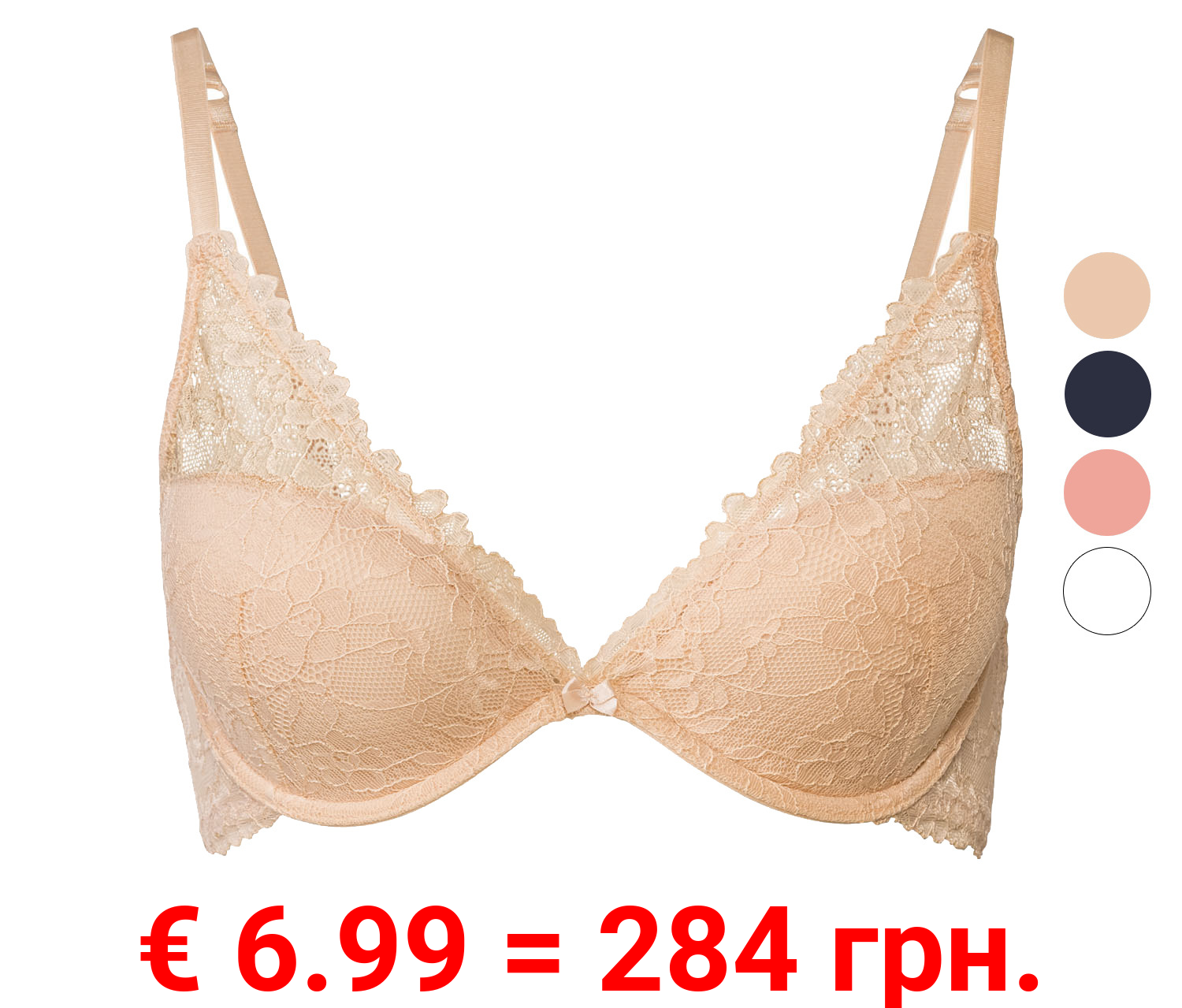 esmara Damen Spitzen-Bralette mit Zierschleife