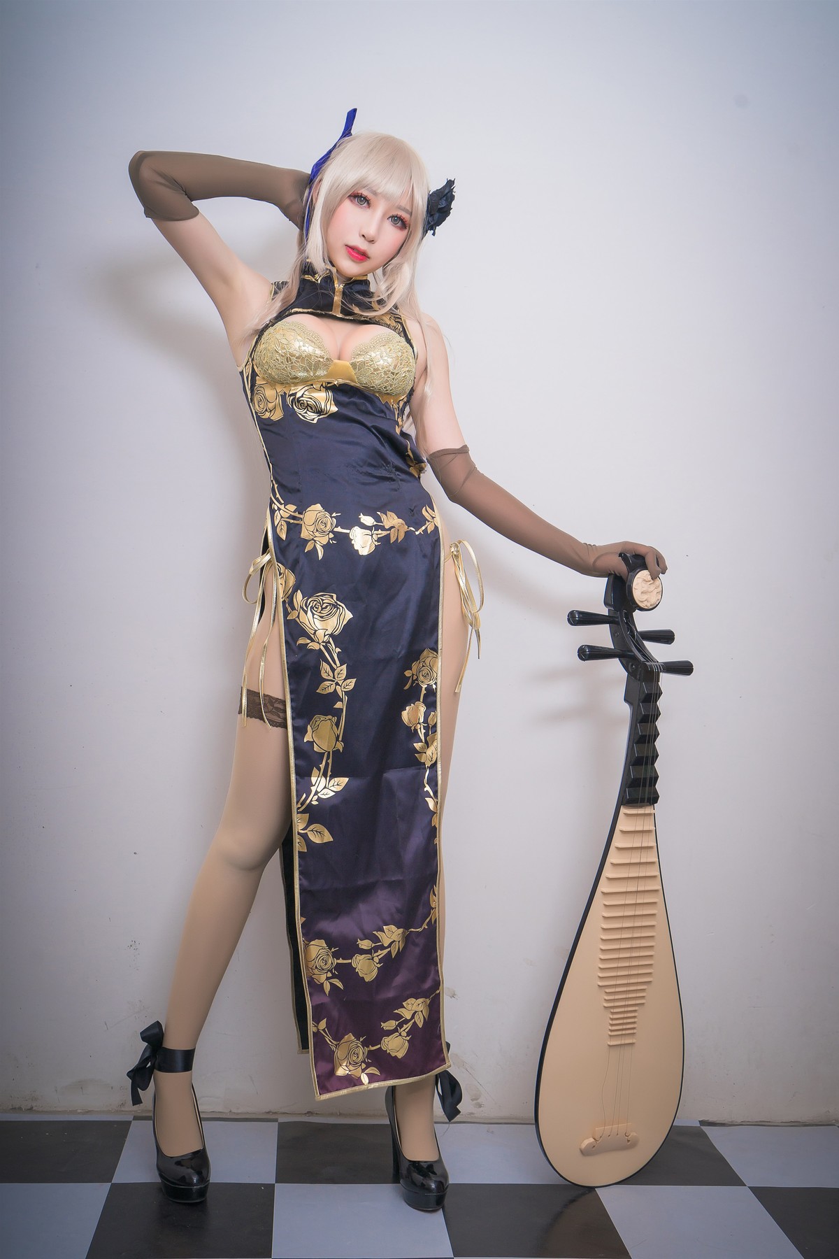 黑米粥 Cosplay 金莲 6