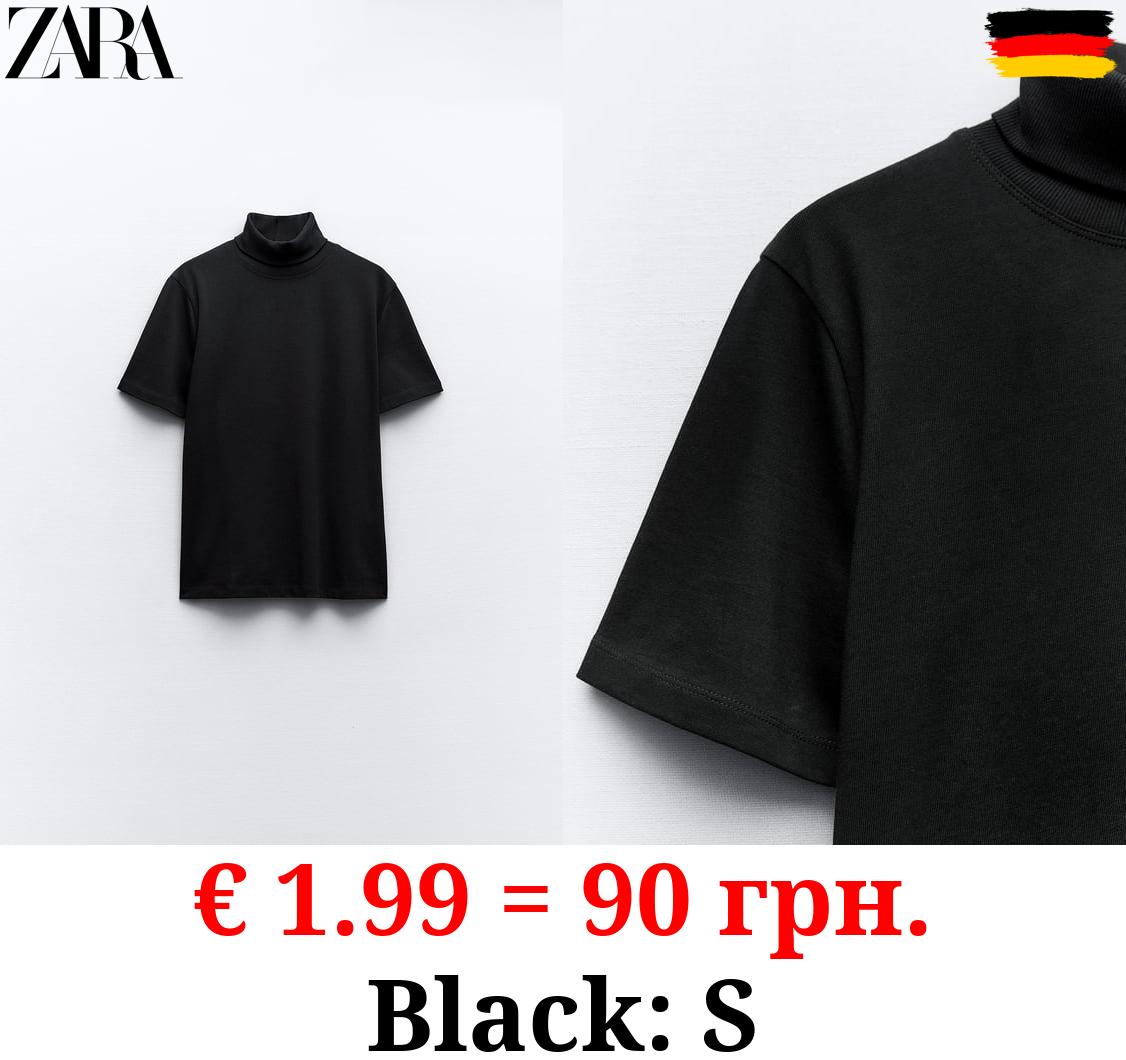 HEAVY COTTON TURTLENECK TOP