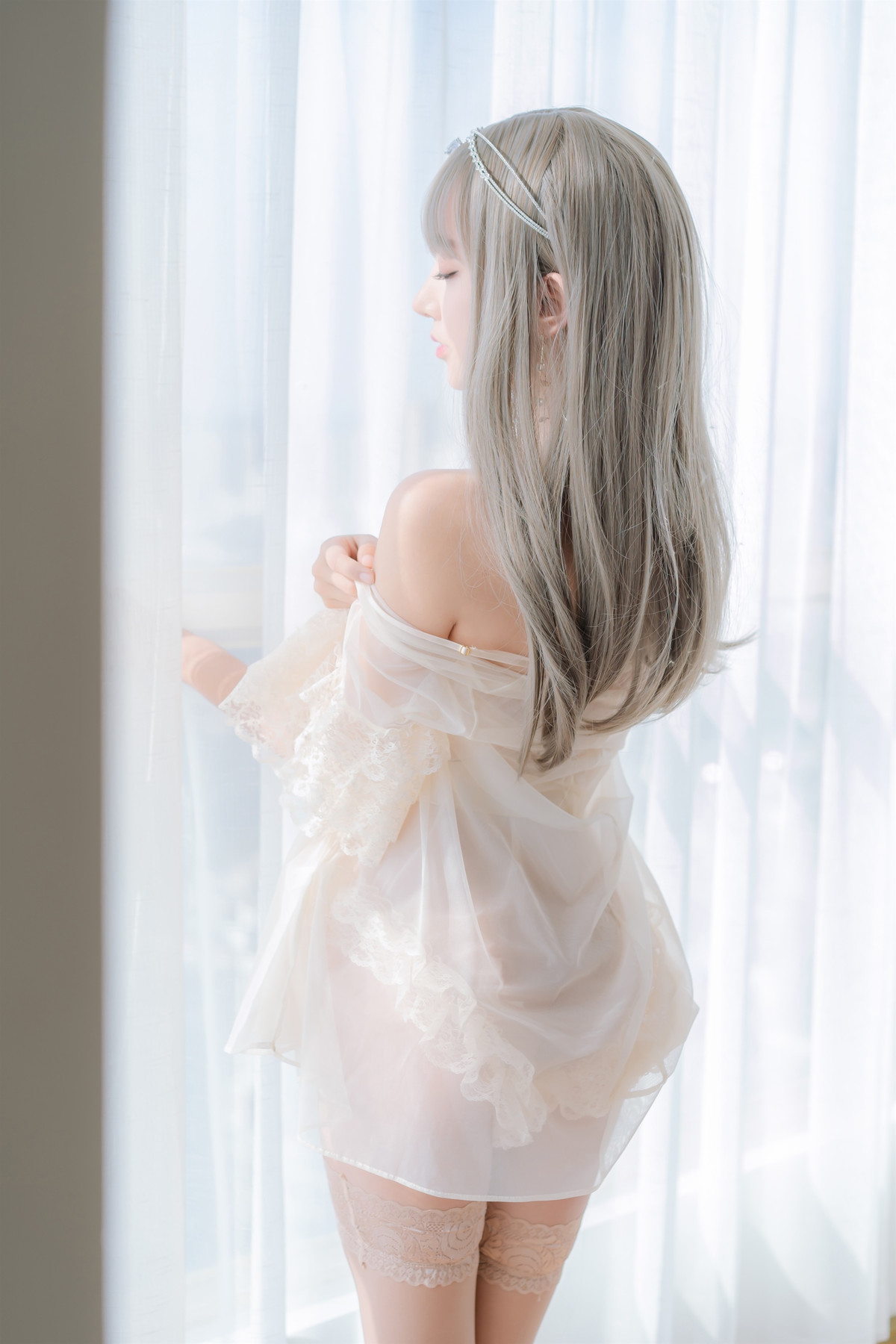 斗鱼米线线sama写真 Cosplay 凡尔赛公主 31