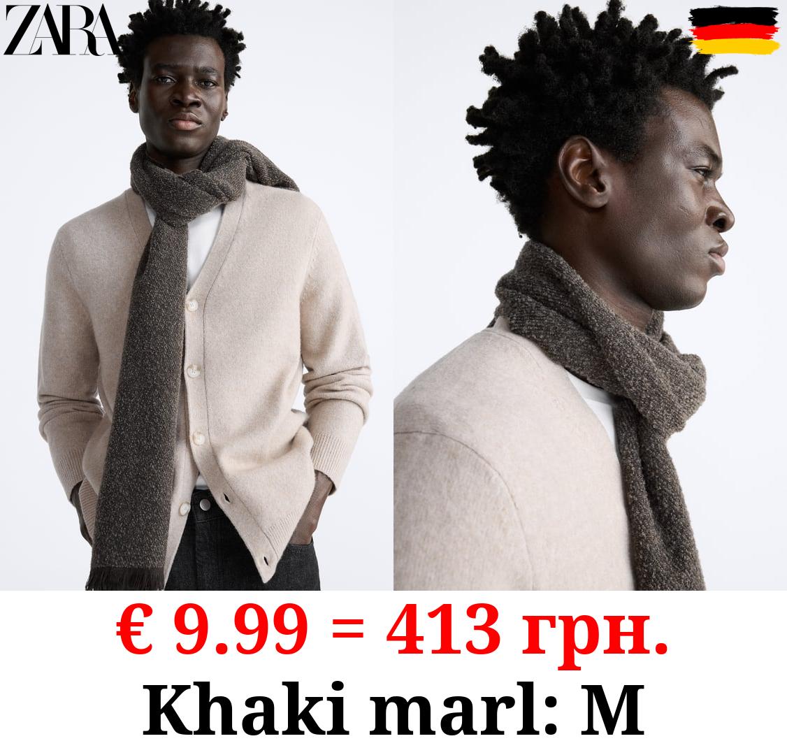 DIAGONAL TEXTURED SCARF