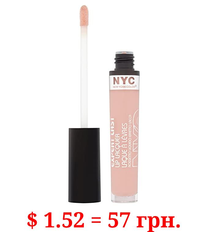 N.Y.C. New York Color Expert Last Lip Lacquer, Chelsea Cherry Blossoms, 0.15 Fluid Ounce