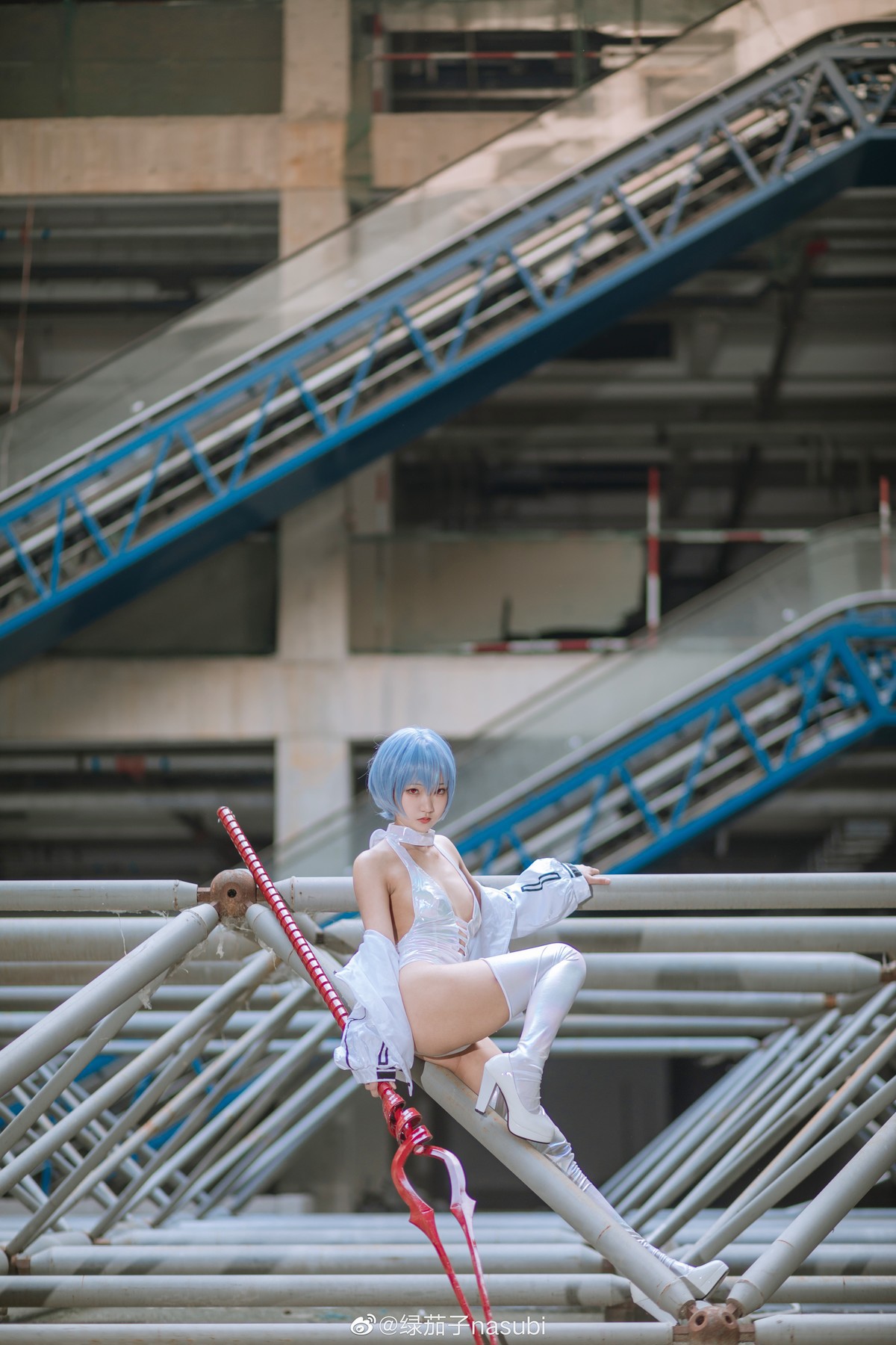 Cosplay 绿茄子nasubi EVA超话ASS绫波丽 11