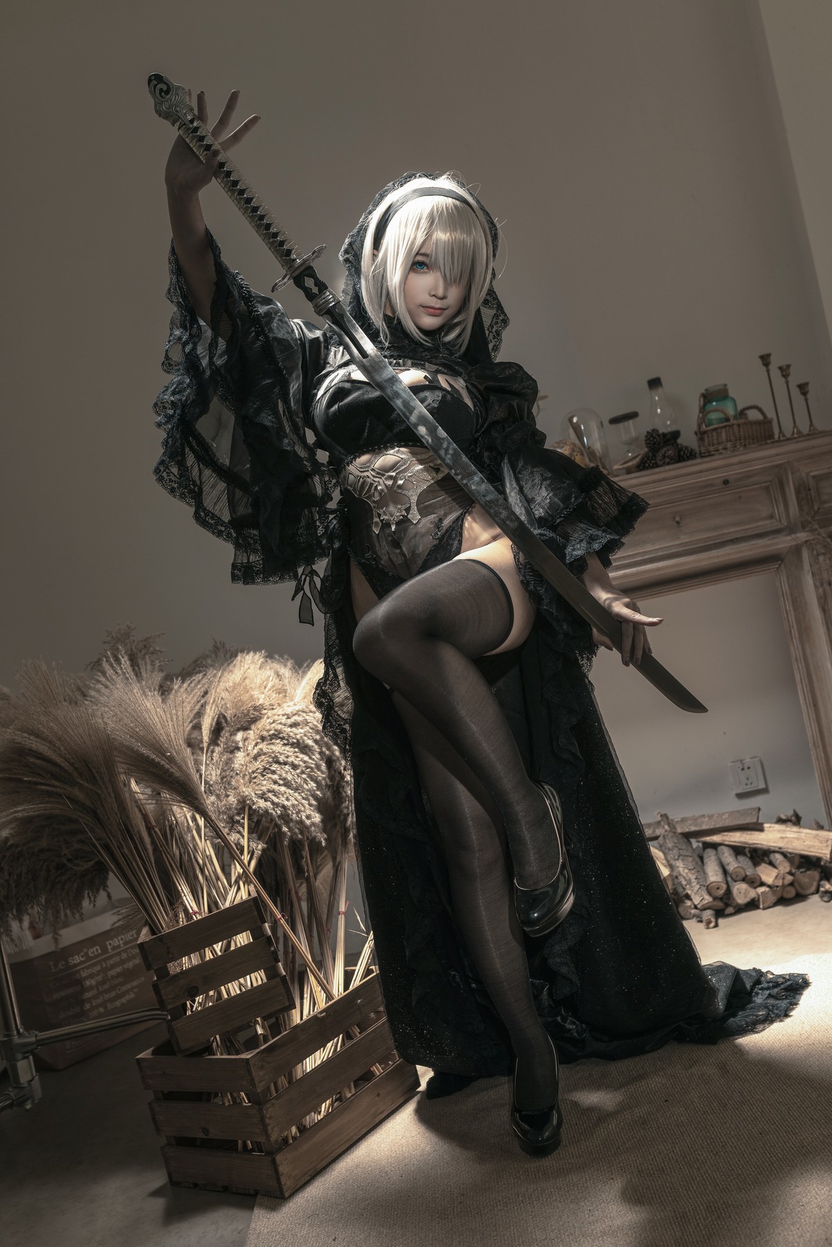Cosplay 蠢沫沫 Chunmomo 尼尔纪元 黑花嫁 1
