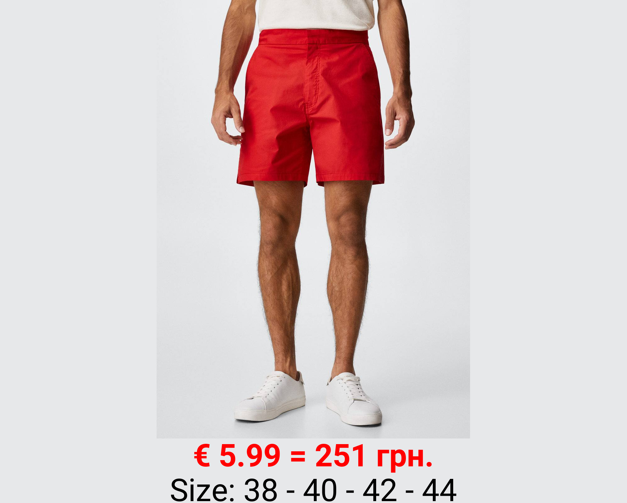 Bermudas algodón stretch