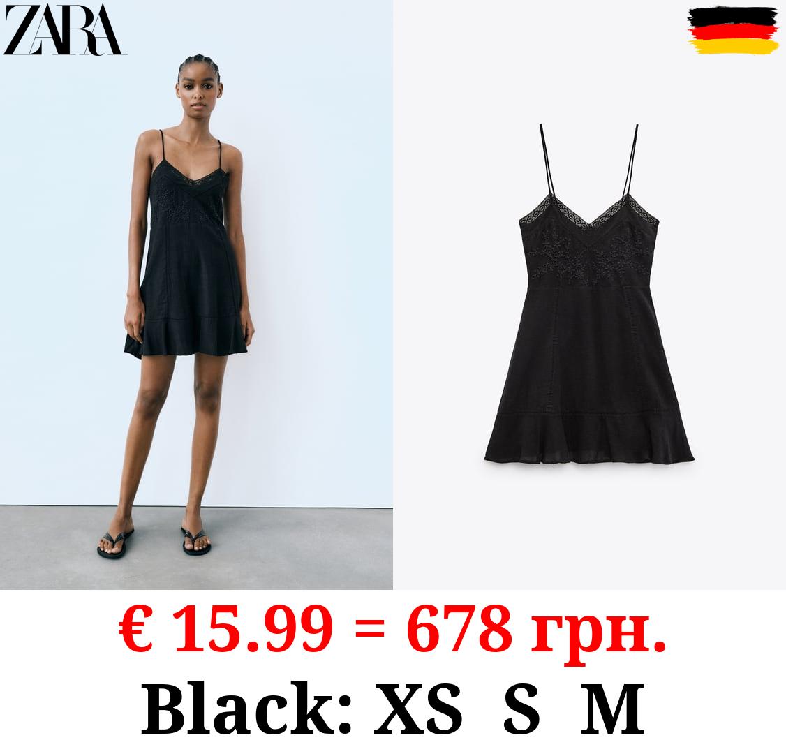 EMBROIDERED SHORT DRESS