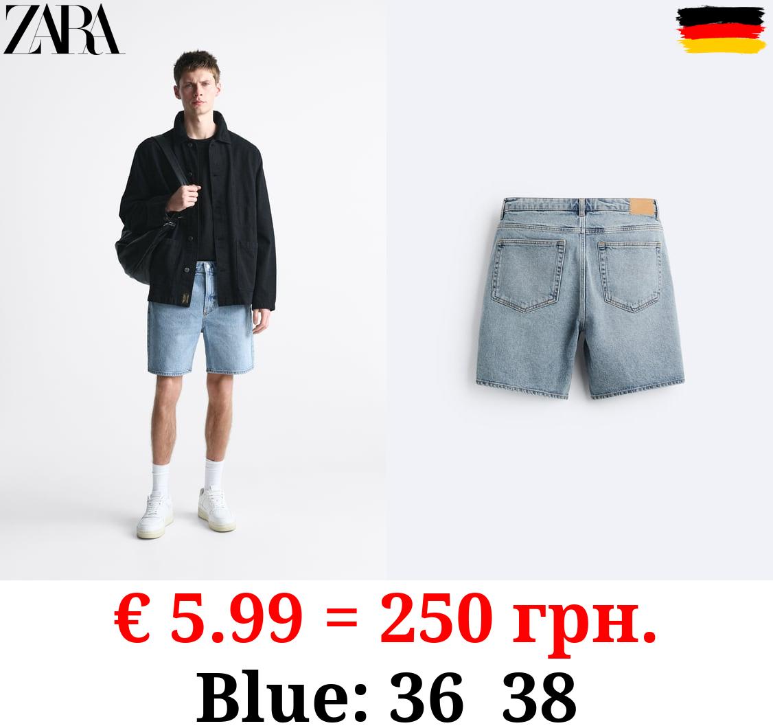 BASIC DENIM BERMUDA SHORTS