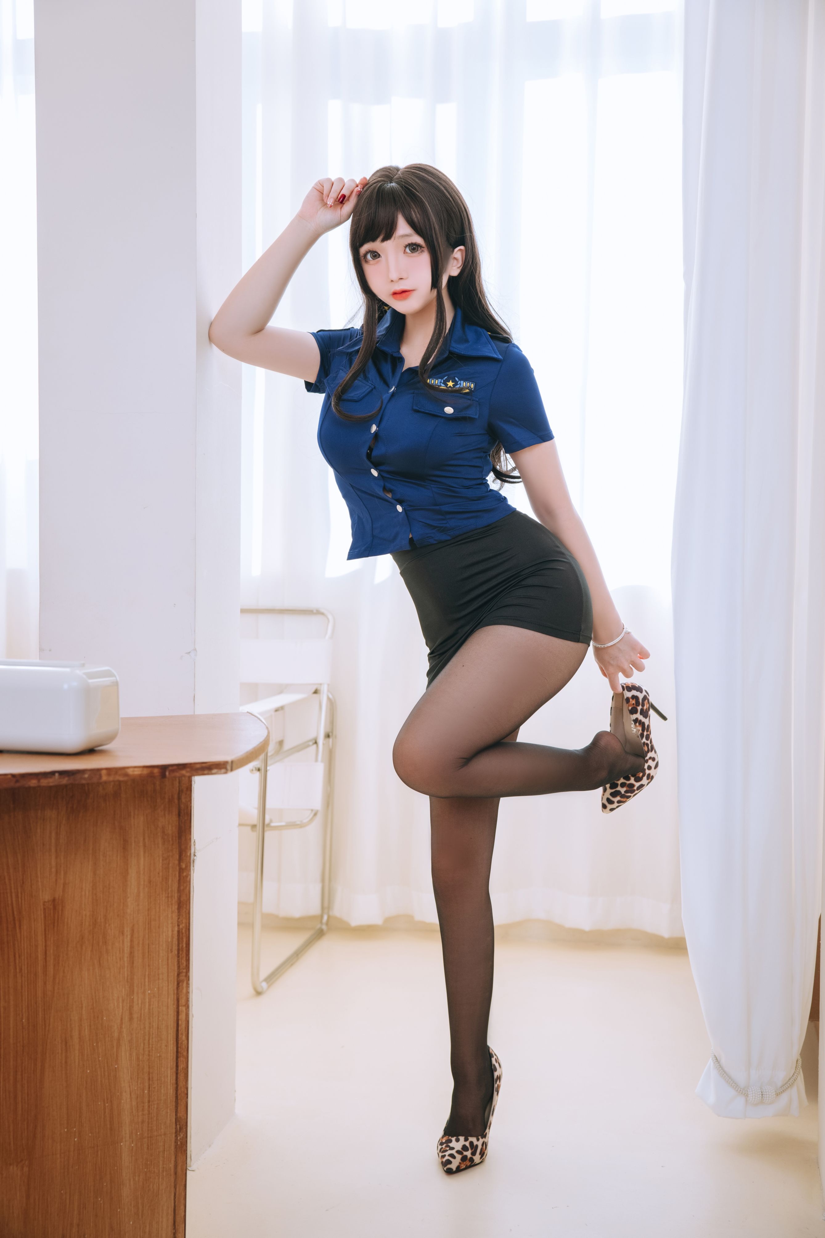 日奈娇 - 豹纹女警 [111P-1.38GB] 13