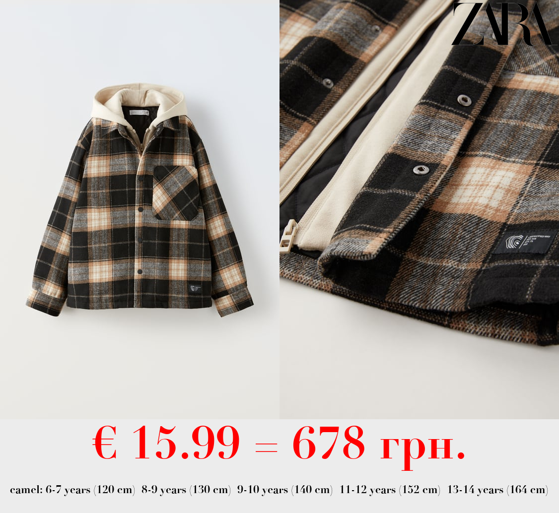 QUILTED CHECK OVERSHIRT