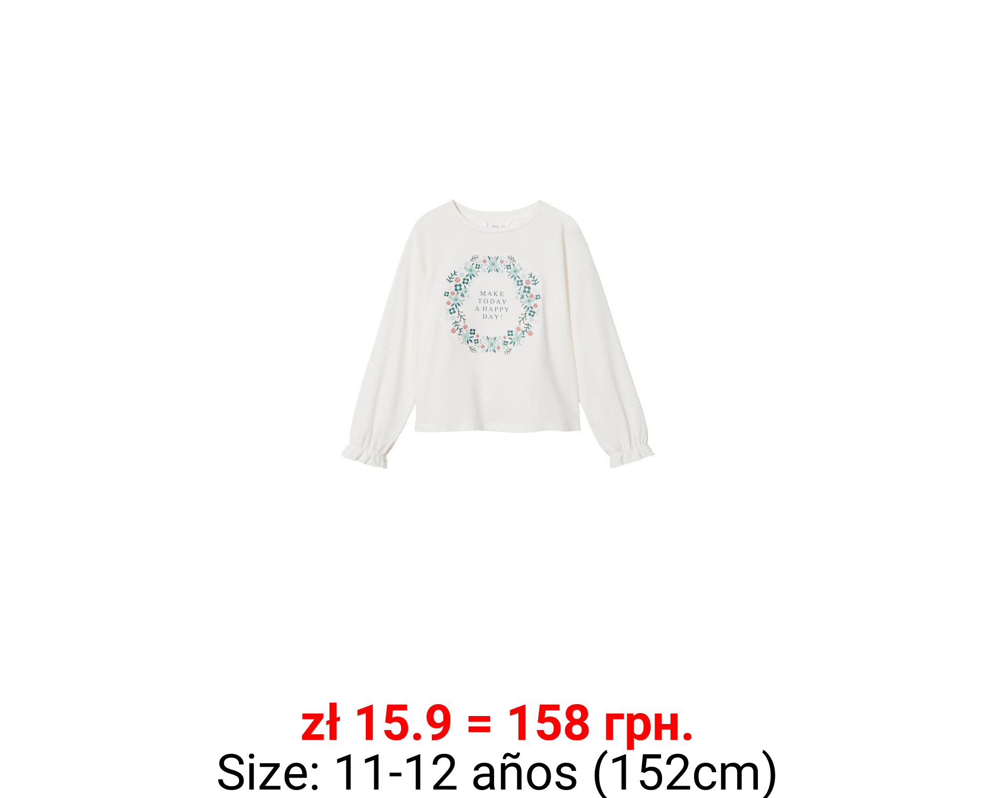 Camiseta manga larga bordado