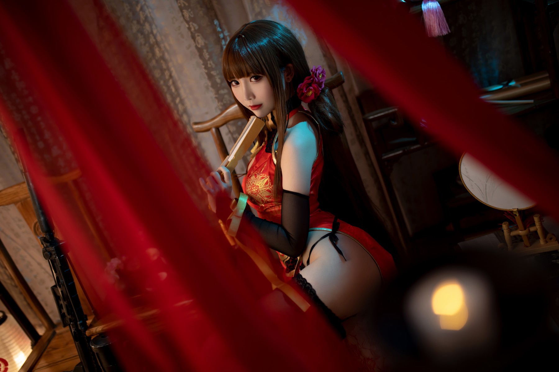 Cosplay 面饼仙儿 DSR50 红牡丹 2