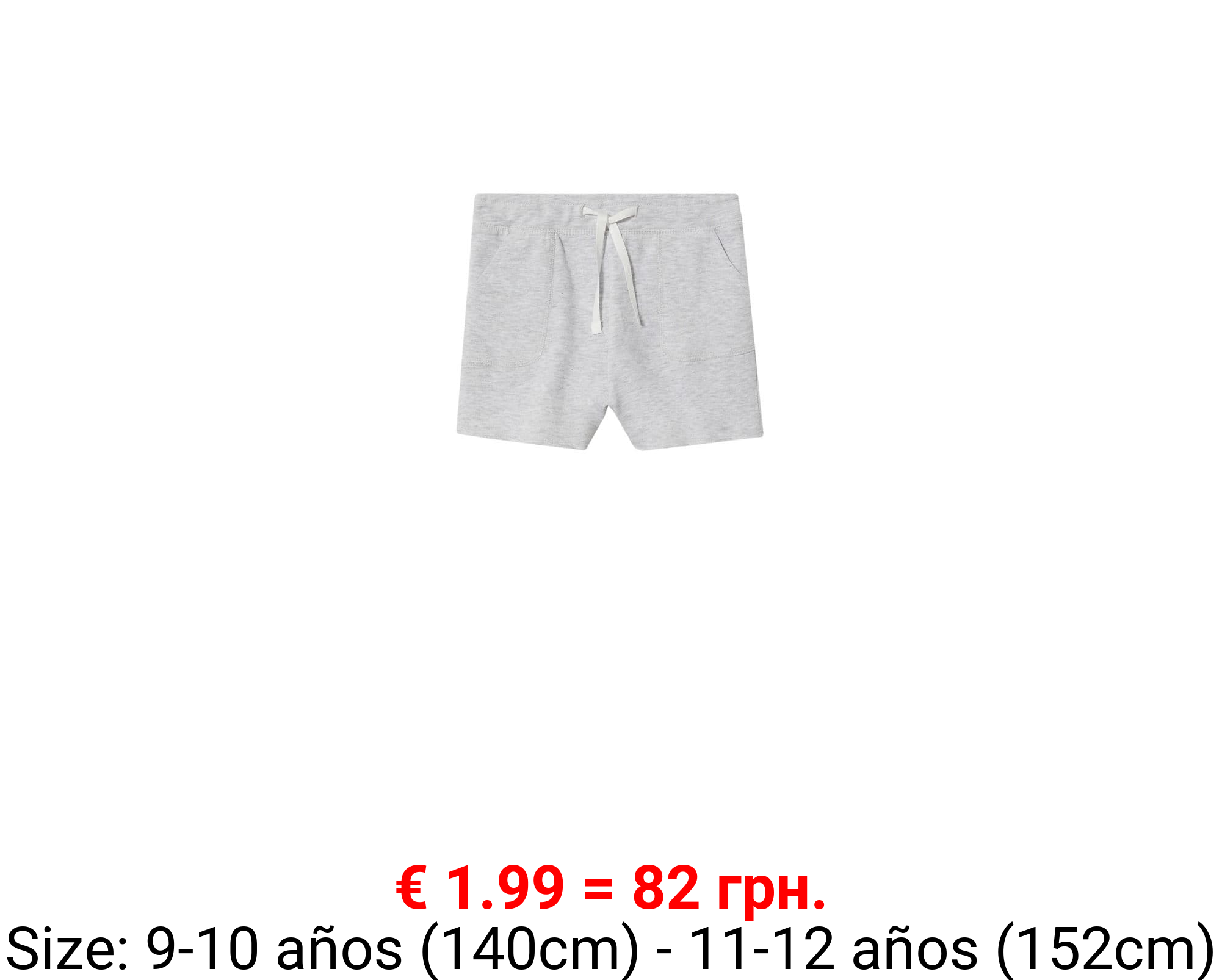 Short algodón cintura elástica