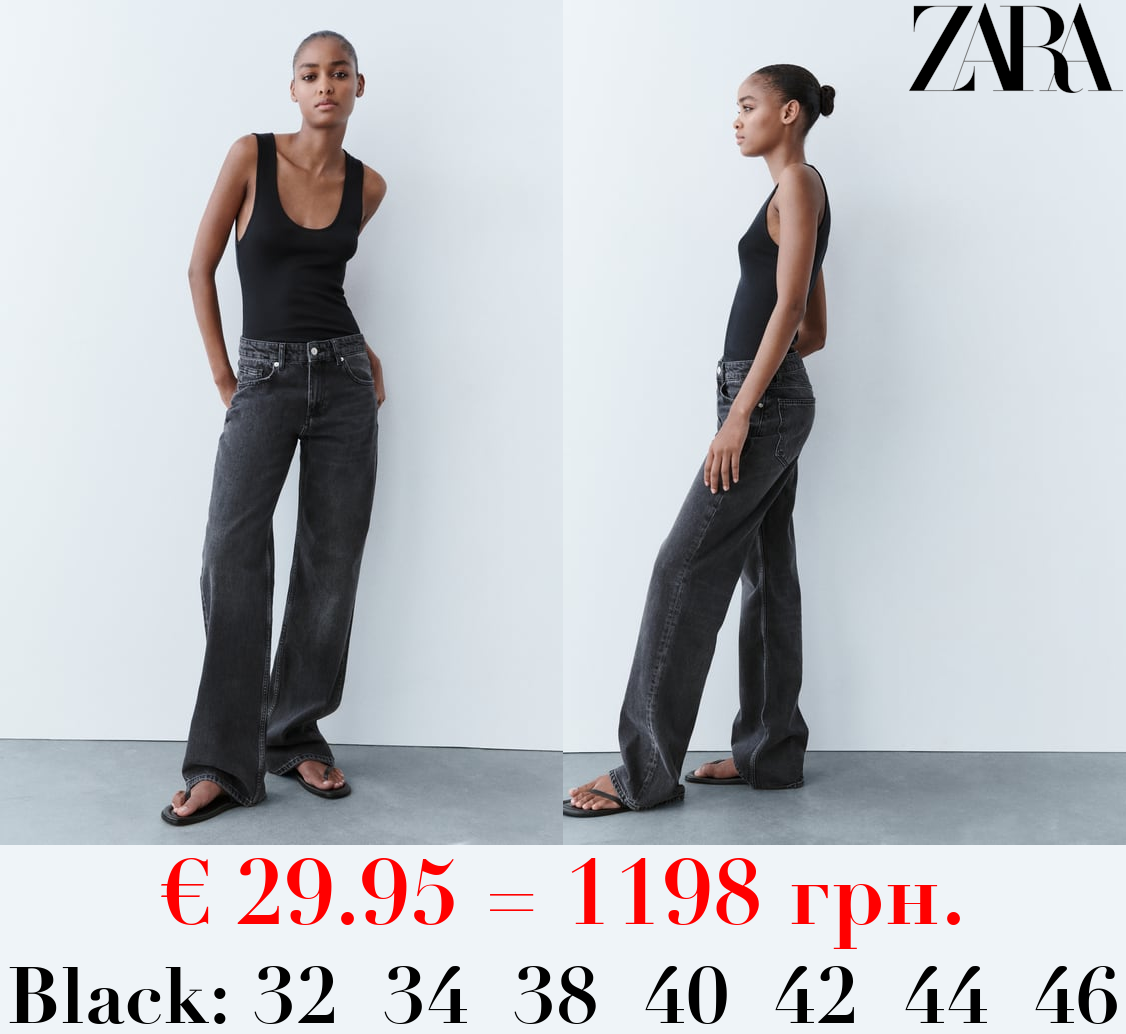 TRF WIDE-LEG MID-RISE FULL LENGTH JEANS