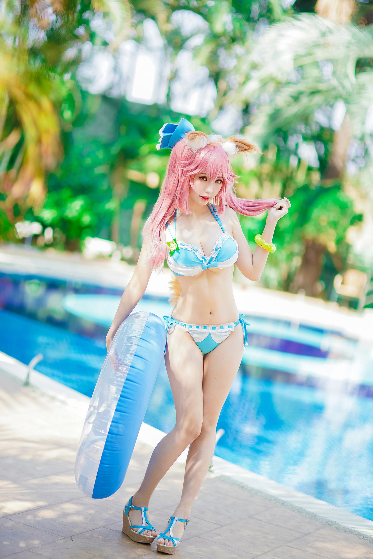 Cosplay ElyEE子 玉藻前泳池 23