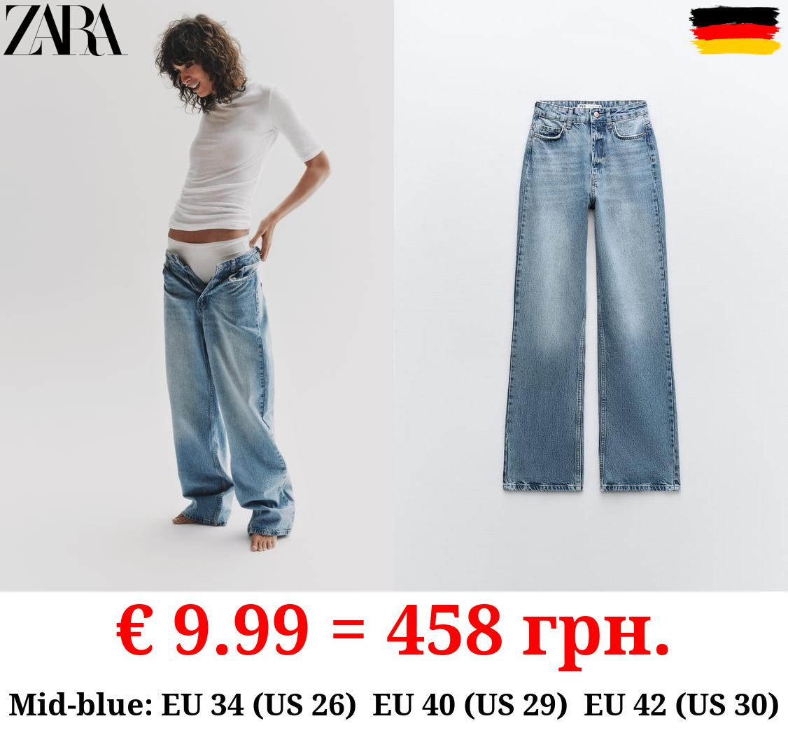 Z1975 STRAIGHT-FIT HIGH-WAIST FULL LENGTH JEANS