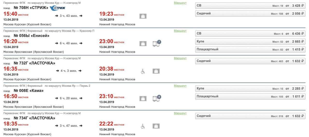 Расписание поездов курского вокзала ласточка