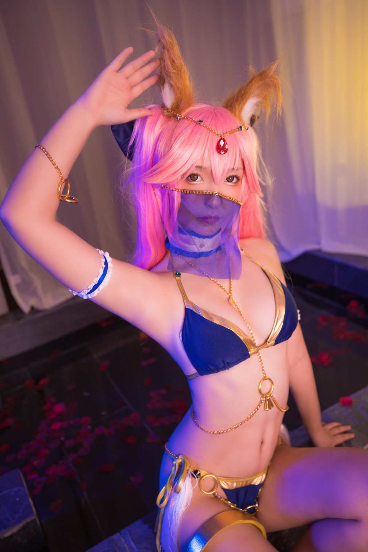 Cosplay 神楽坂真冬 玉藻前舞娘 Mysterious Love 2