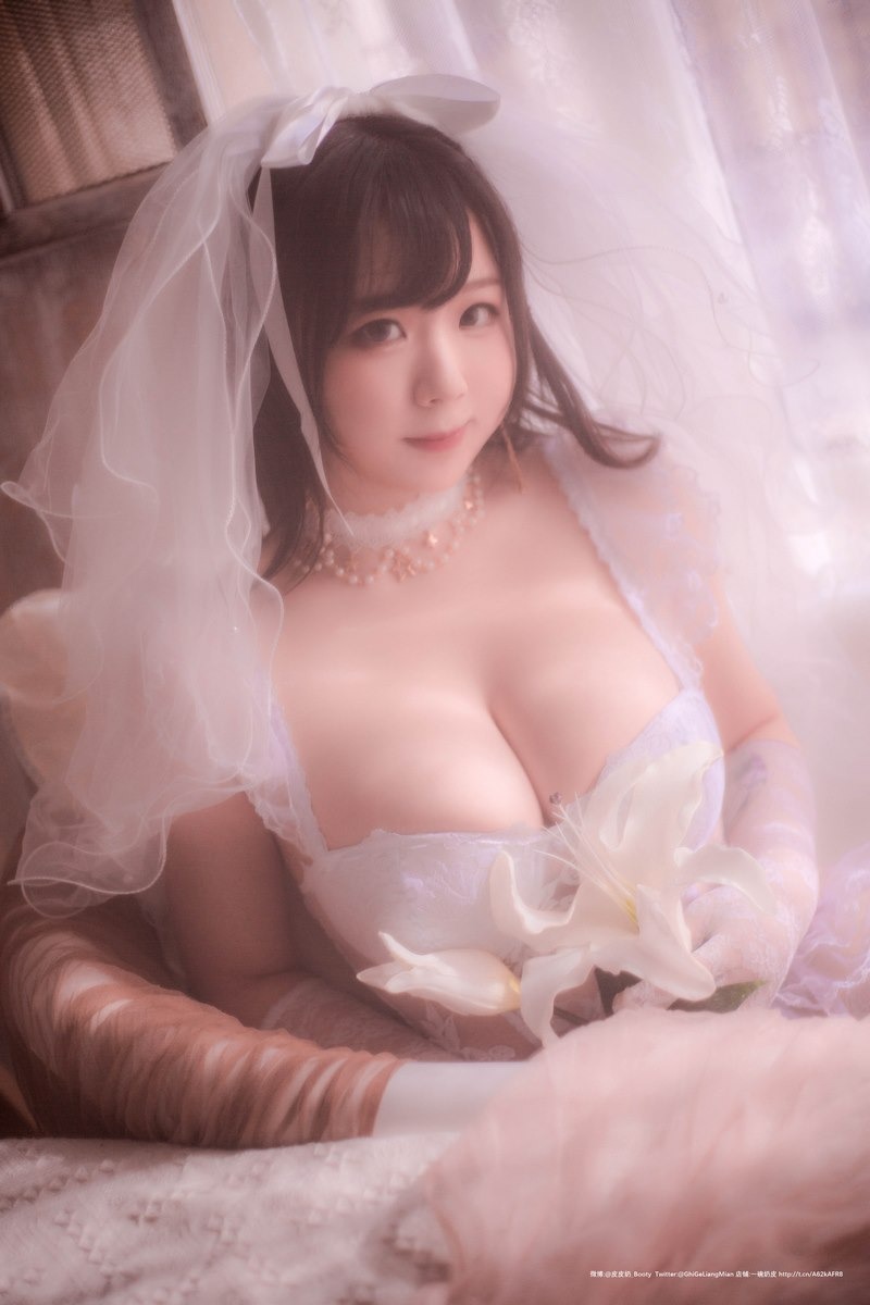 [Cos]皮皮奶-朦胧婚纱[66P] 9