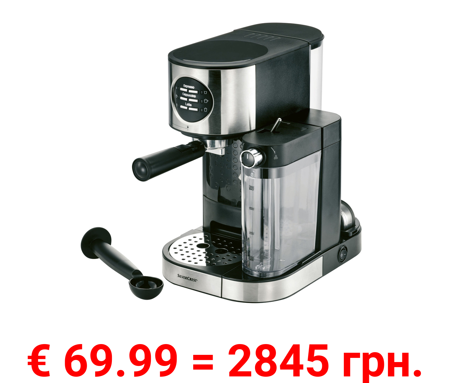 SILVERCREST Espressomaschine mit Milchaufschäumer »SEMM 1470 A2«