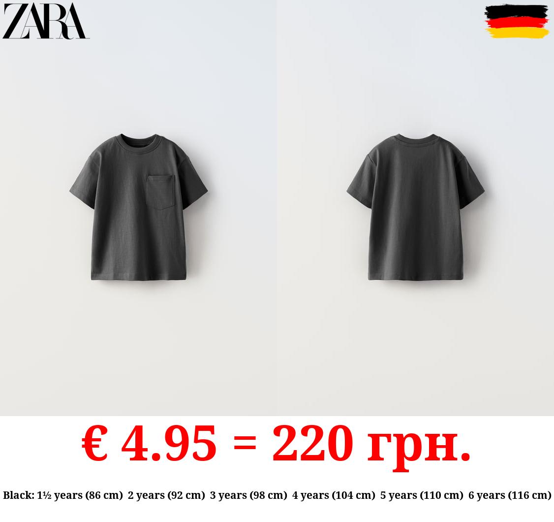 PLAIN T-SHIRT WITH POCKET