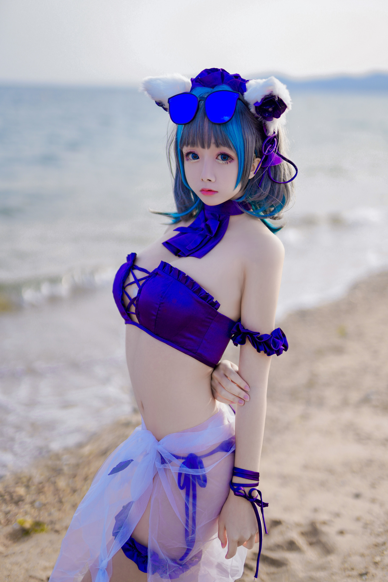 [日奈娇] 柴郡泳装 Cheshire Azur Lane 16