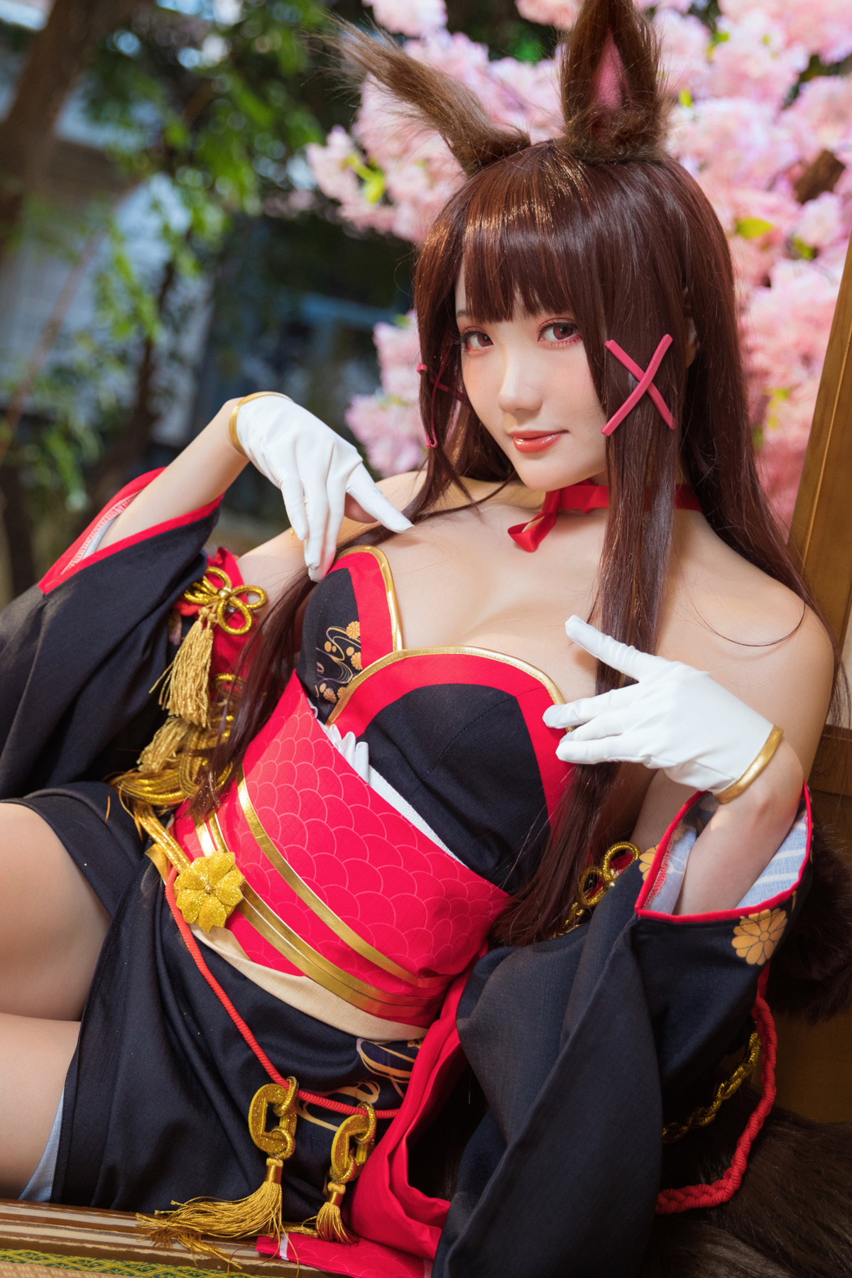Cosplay 瓜希酱 赤城 Akagi 17