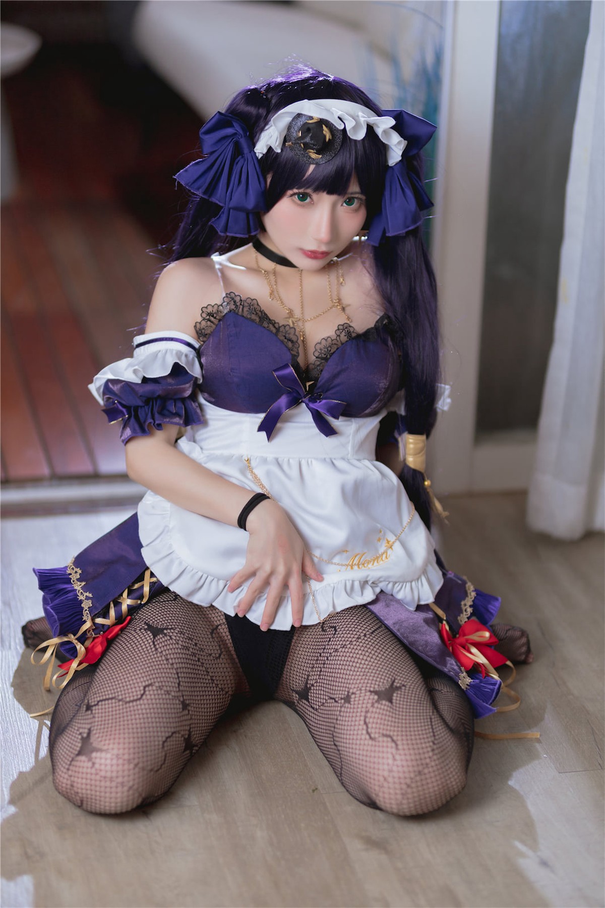 Cosplay 是三不是世 原神莫娜女仆 34