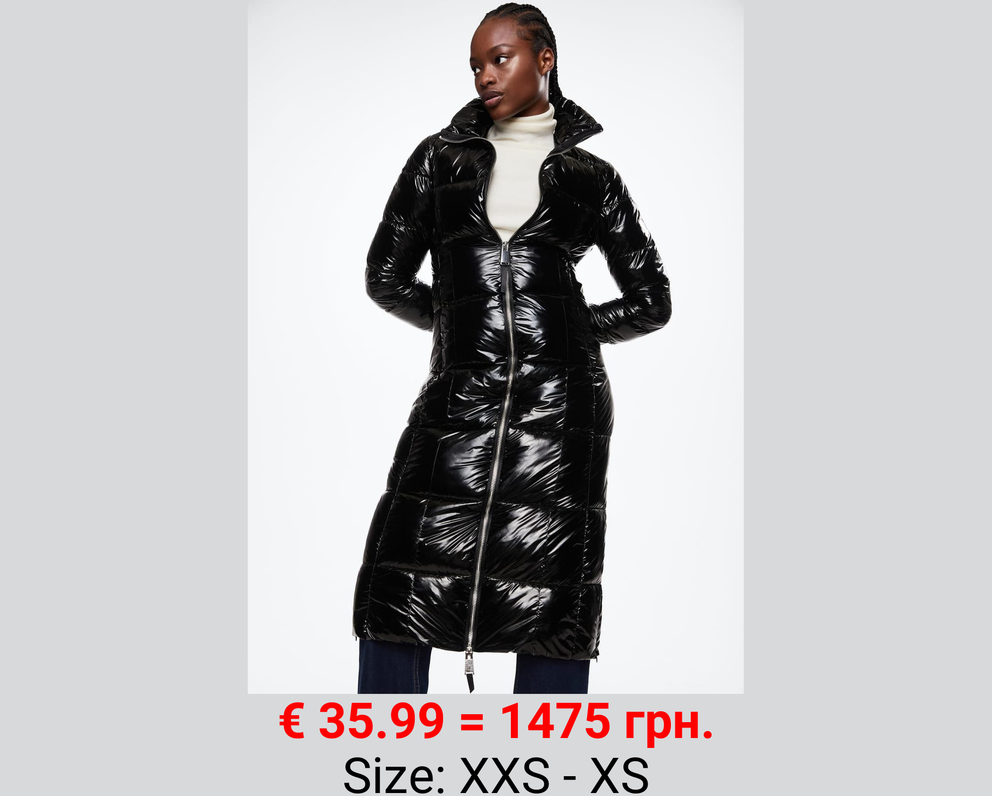 Anorak largo acolchado