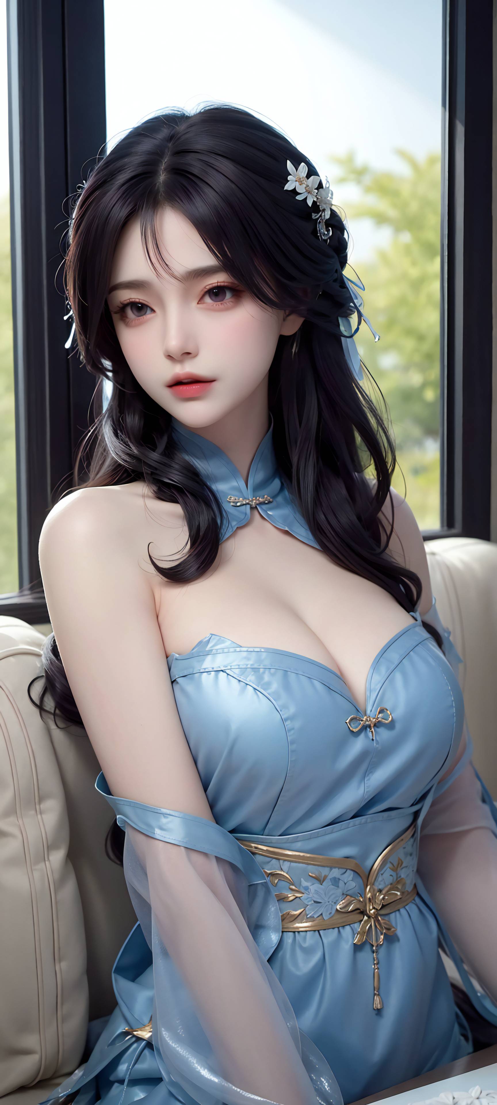 图片[34]-蓝色裙摆0401-六色网