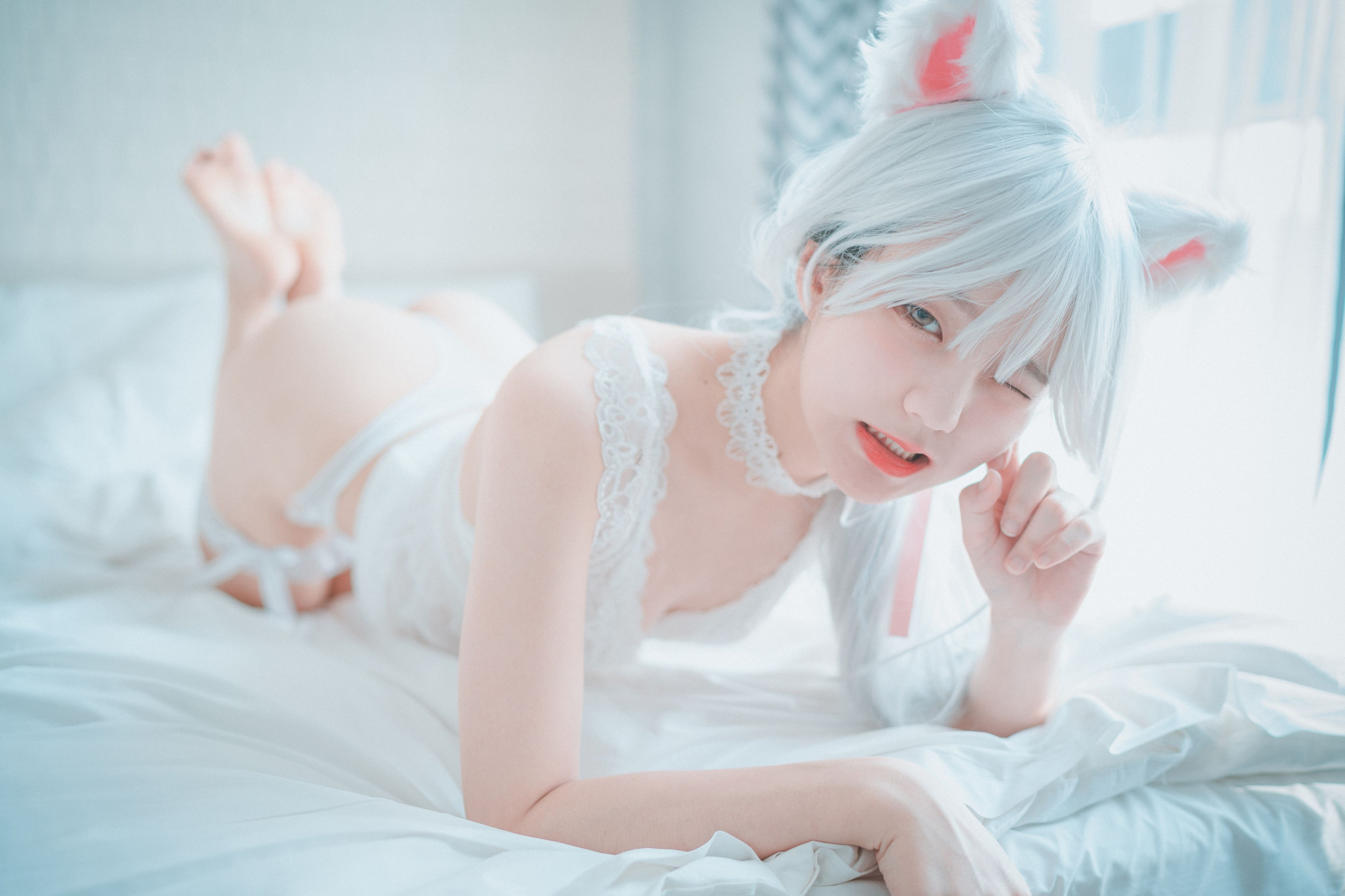 Jenny (정제니) - [DJAWA] Schwarz und Weiß Katzenmädchen [66P-463MB] 4