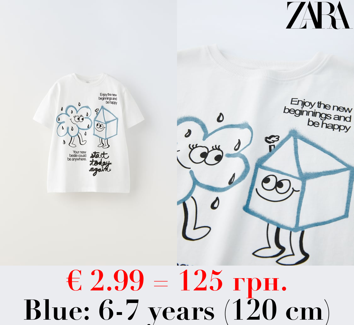 GRAFFITI PRINT T-SHIRT