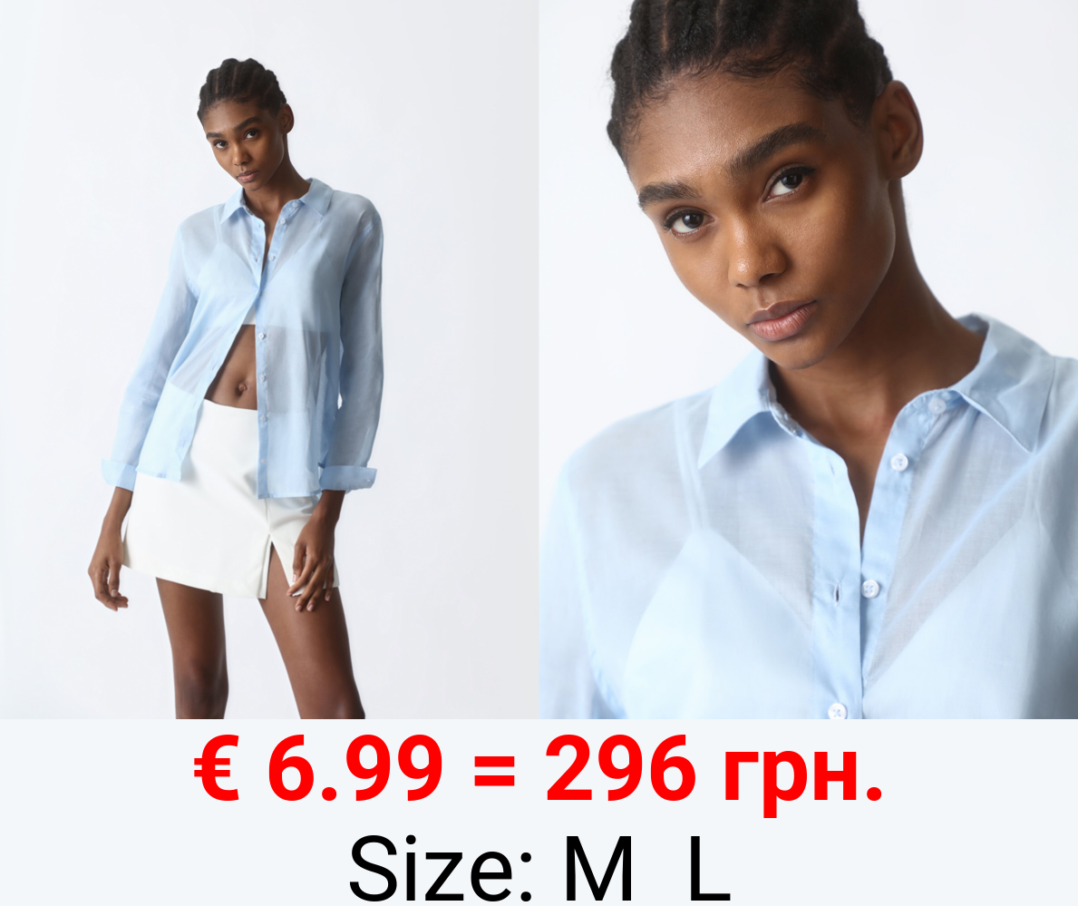 Flowing long sleeve shirt