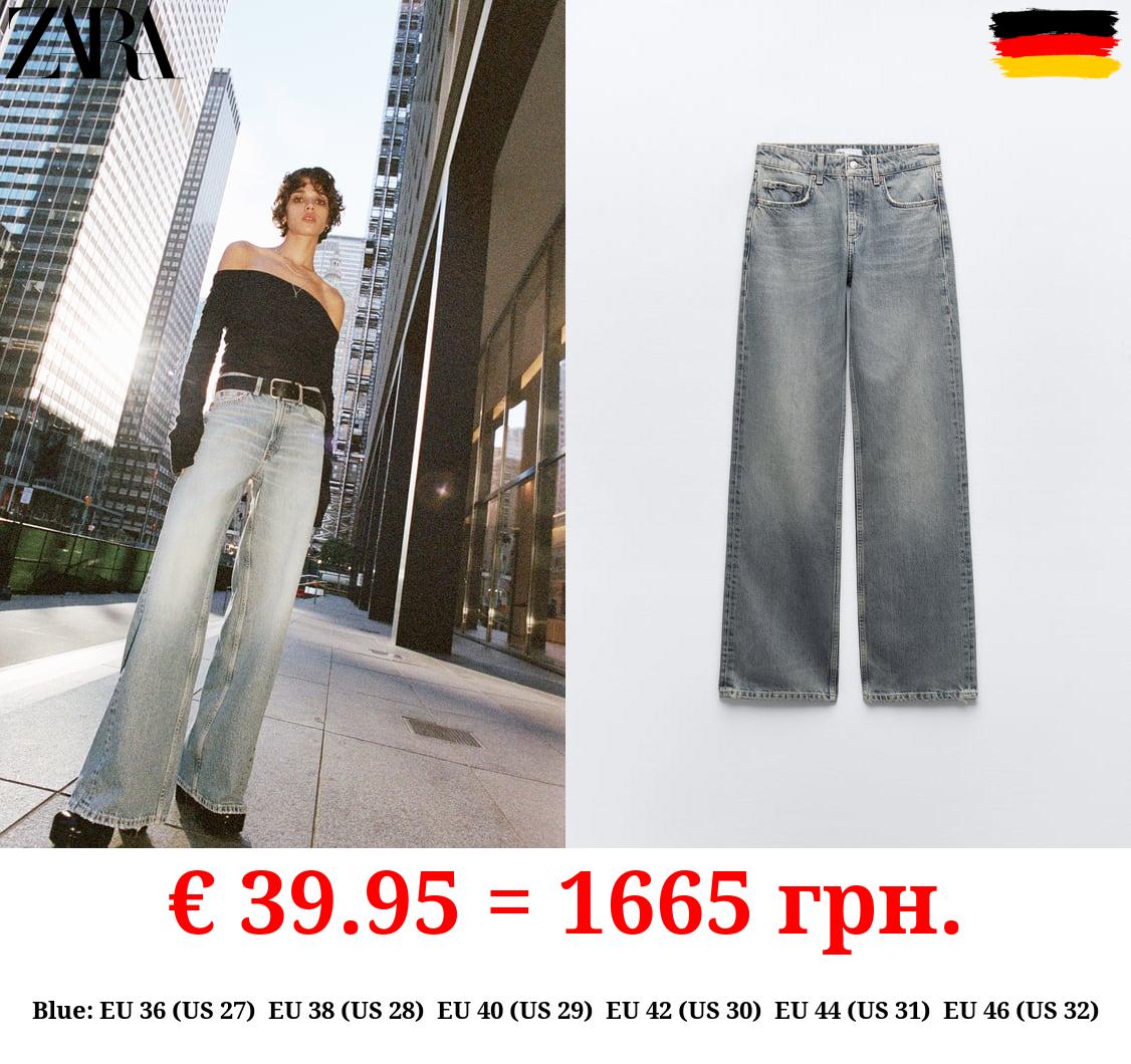 TRF WIDE-LEG MID-RISE FULL LENGTH JEANS